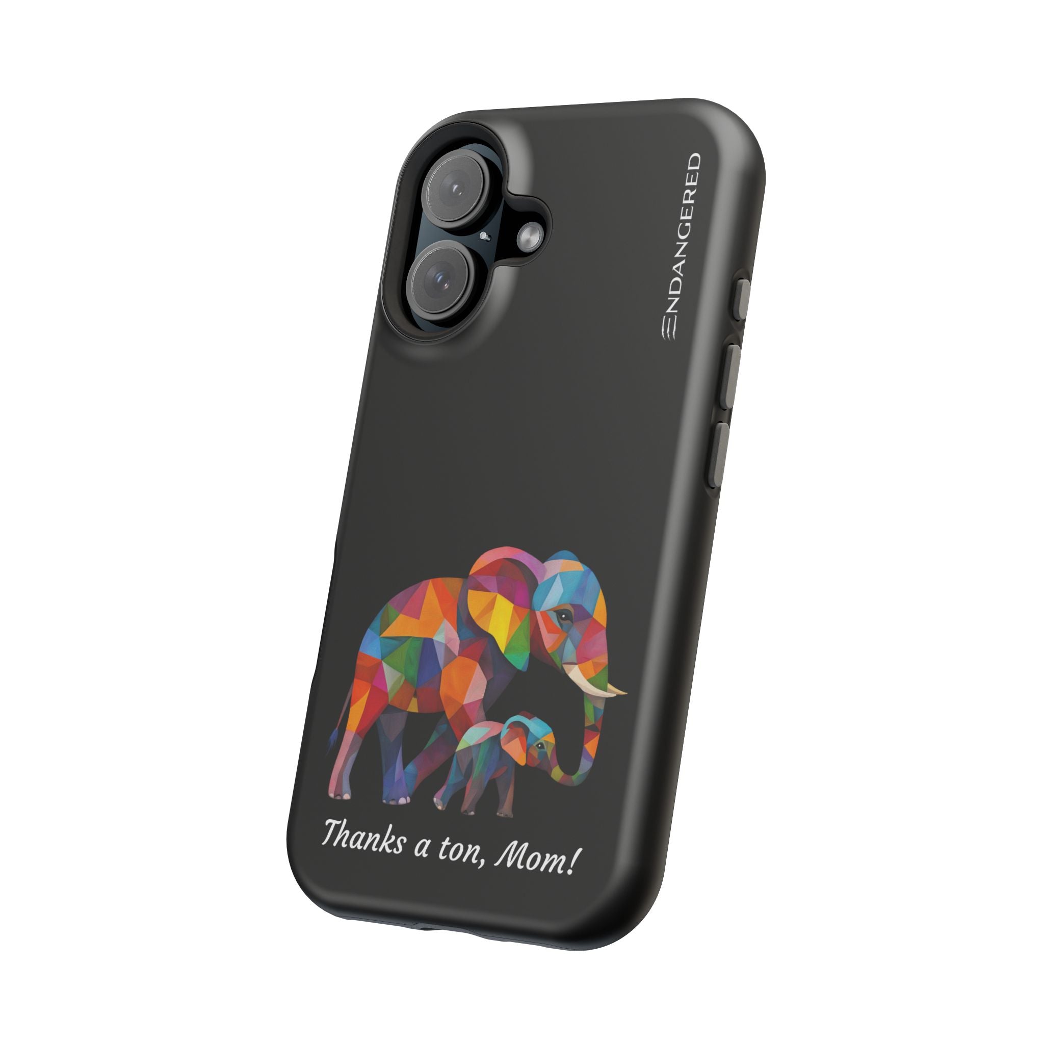 “Thanks a Ton, Mom!” MagSafe Tough iPhone Case - Durable Magnetic Tough Case for Moms