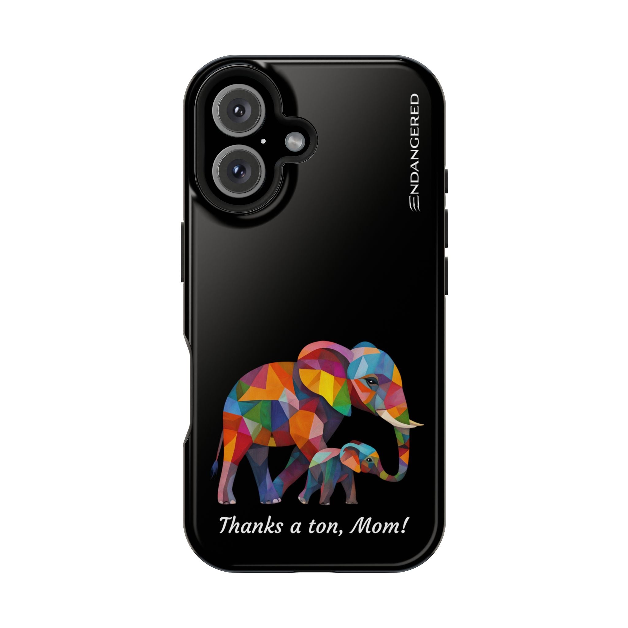 “Thanks a Ton, Mom!” MagSafe Tough iPhone Case - Durable Magnetic Tough Case for Moms