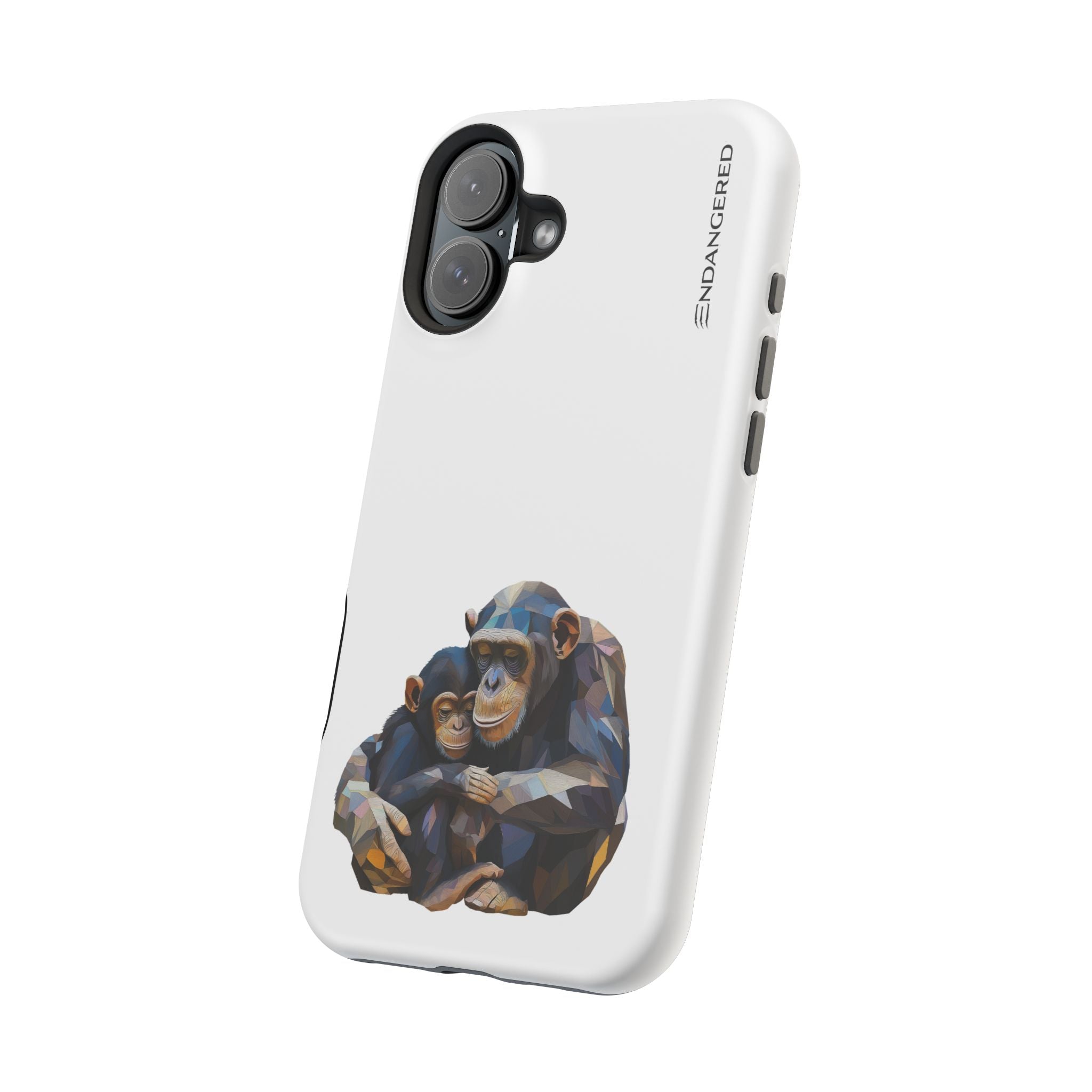 Cute Chimpanzee Phone Case - Durable Magnetic Tough Case for iPhone