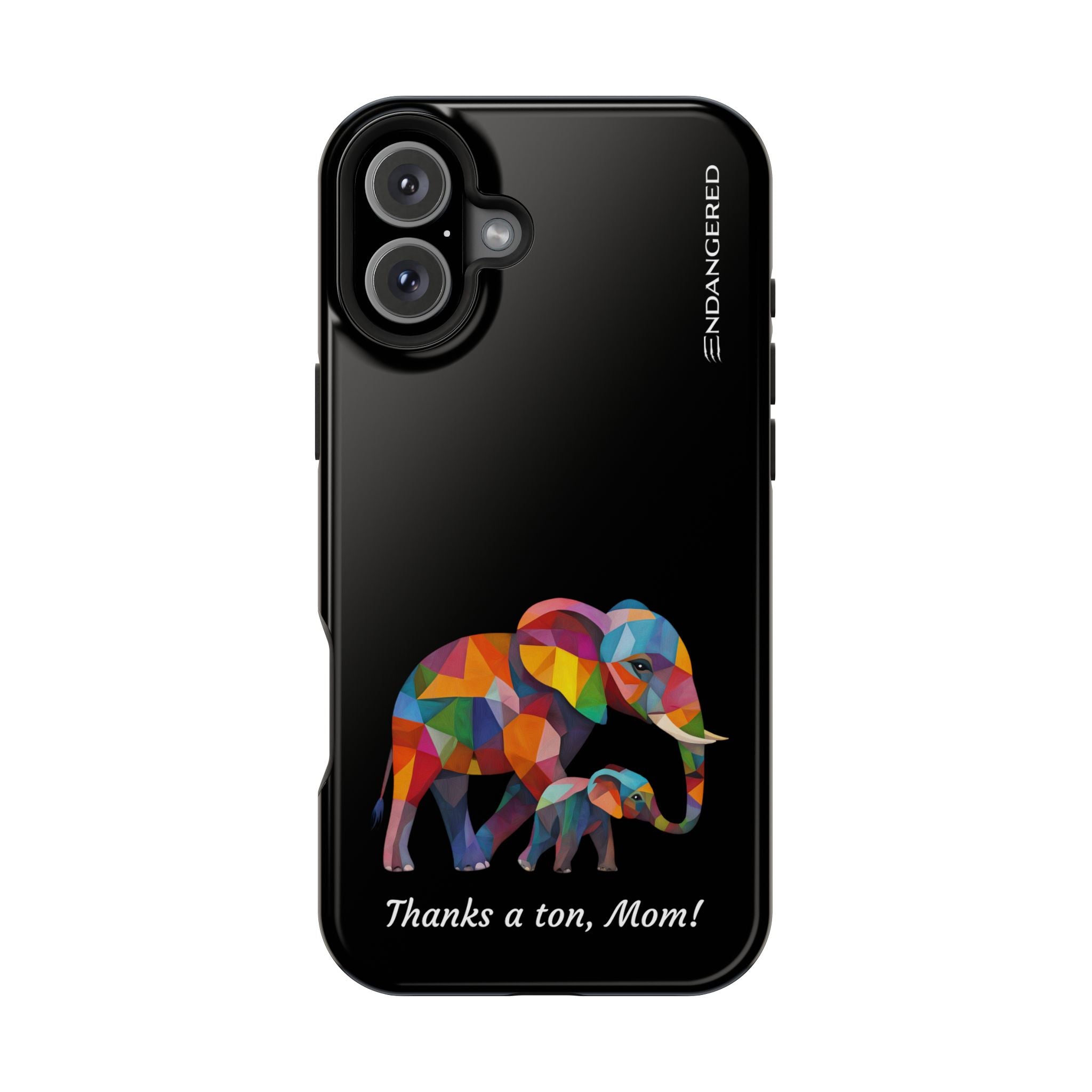 “Thanks a Ton, Mom!” MagSafe Tough iPhone Case - Durable Magnetic Tough Case for Moms