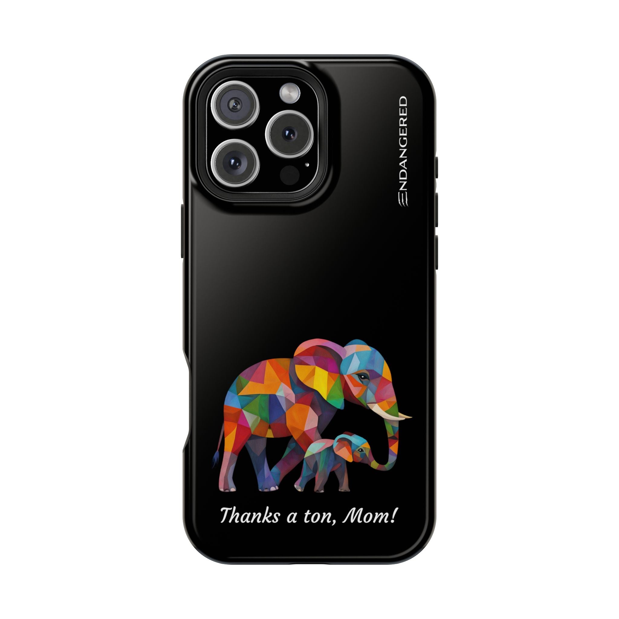 “Thanks a Ton, Mom!” MagSafe Tough iPhone Case - Durable Magnetic Tough Case for Moms