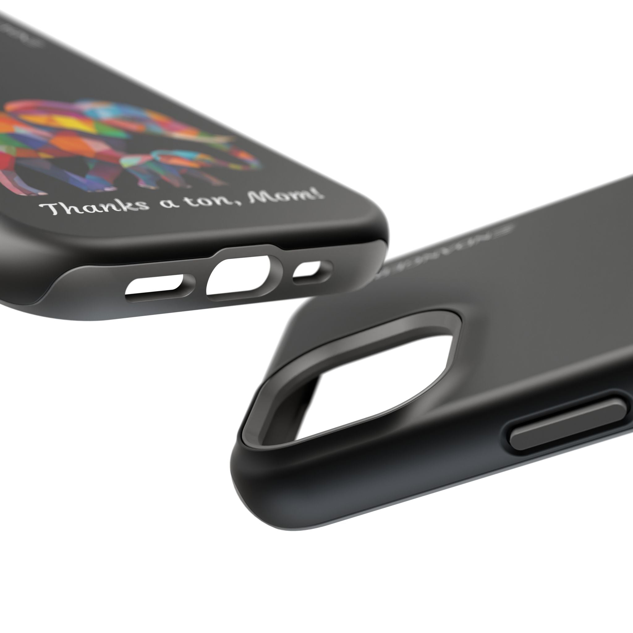 “Thanks a Ton, Mom!” MagSafe Tough iPhone Case - Durable Magnetic Tough Case for Moms