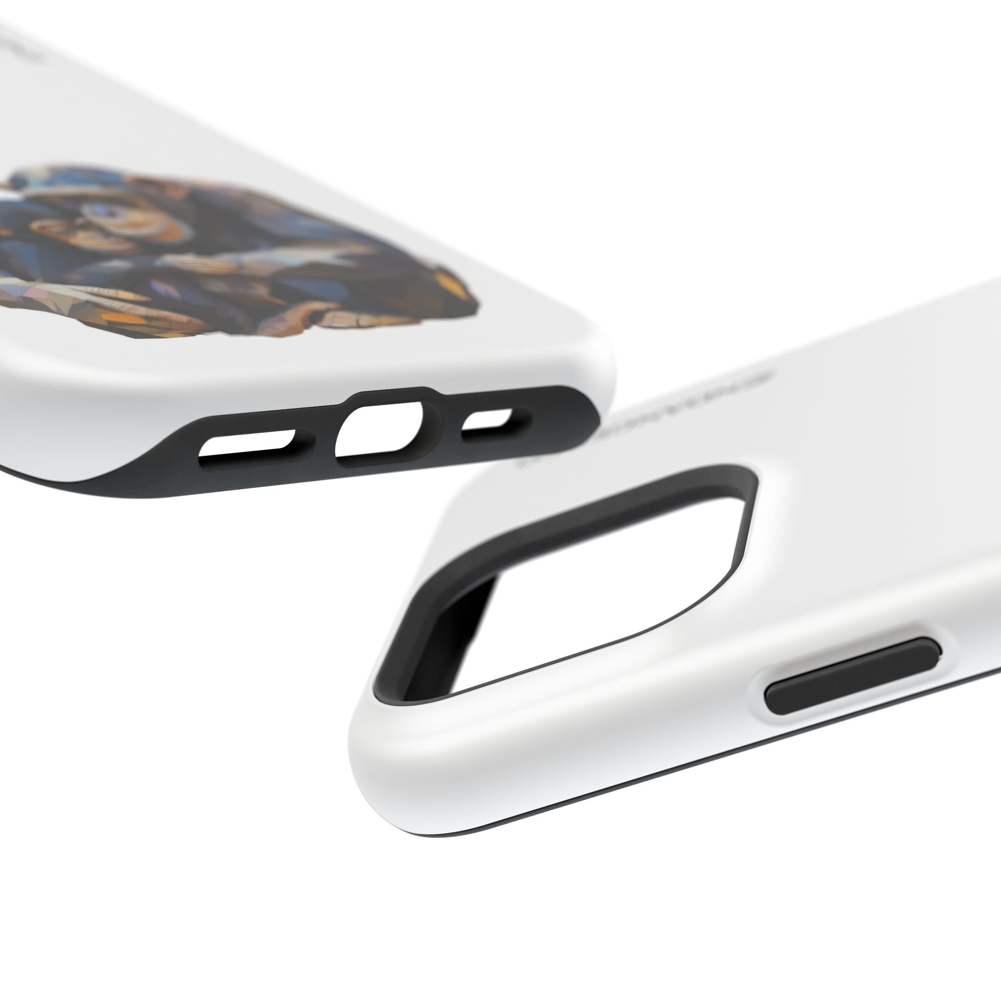 Cute Chimpanzee Phone Case - Durable Magnetic Tough Case for iPhone