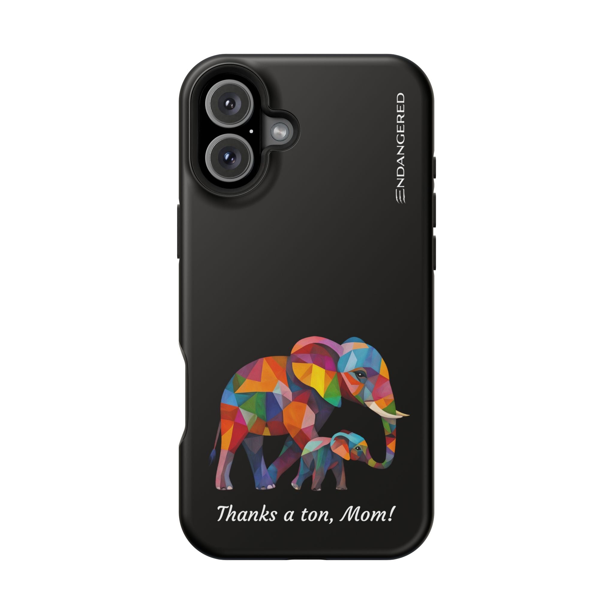 “Thanks a Ton, Mom!” MagSafe Tough iPhone Case - Durable Magnetic Tough Case for Moms