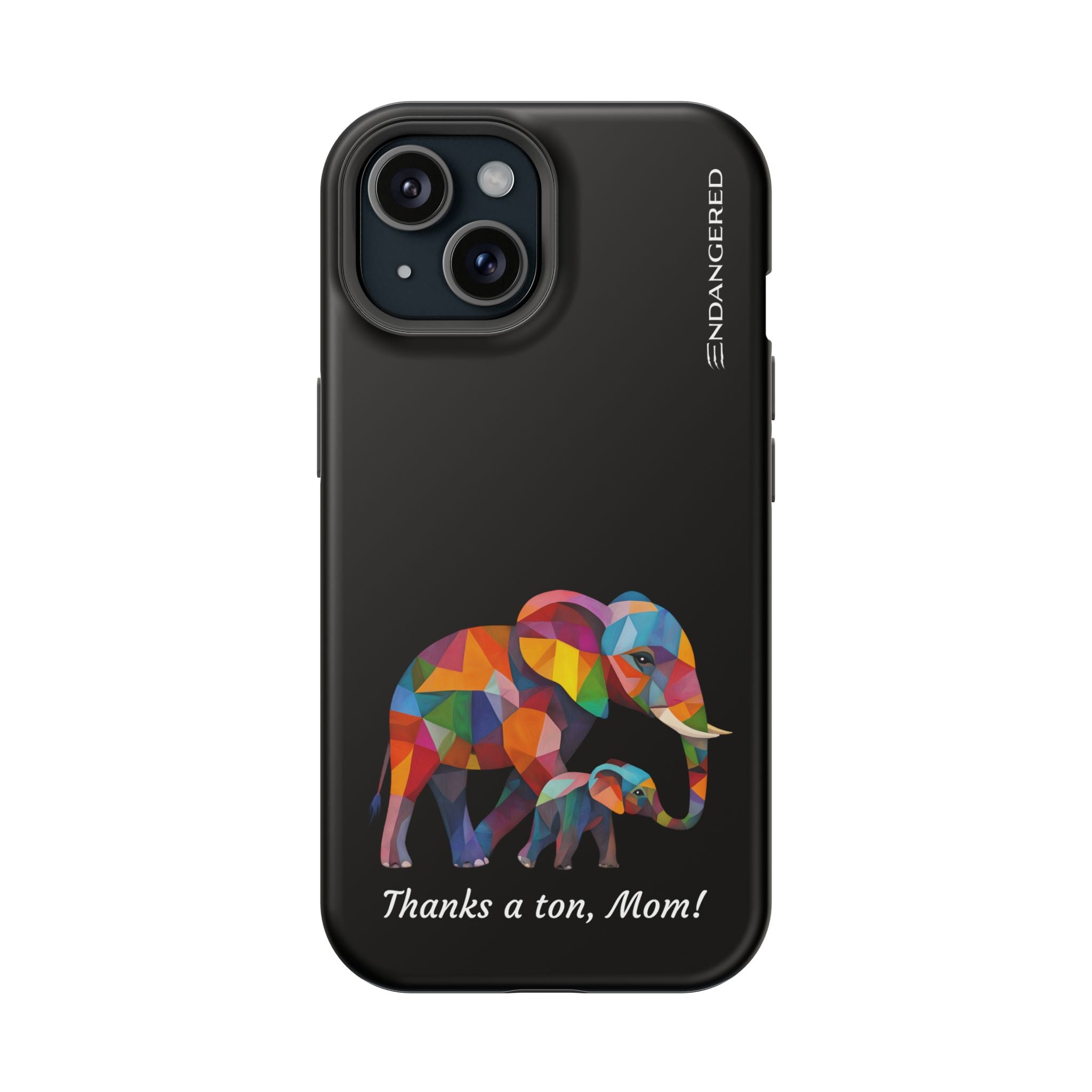 “Thanks a Ton, Mom!” MagSafe Tough iPhone Case - Durable Magnetic Tough Case for Moms