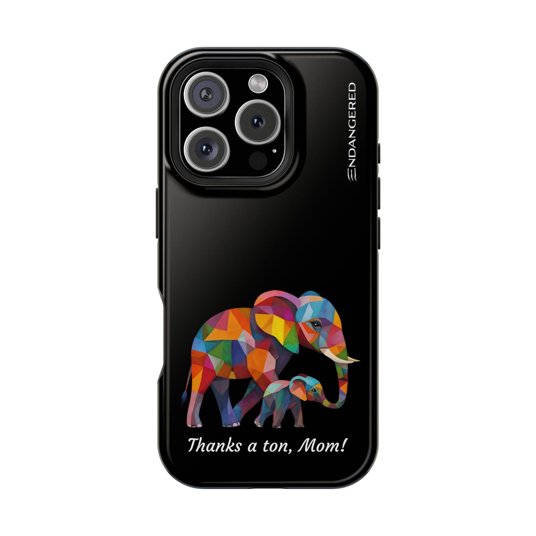 “Thanks a Ton, Mom!” MagSafe Tough iPhone Case - Durable Magnetic Tough Case for Moms