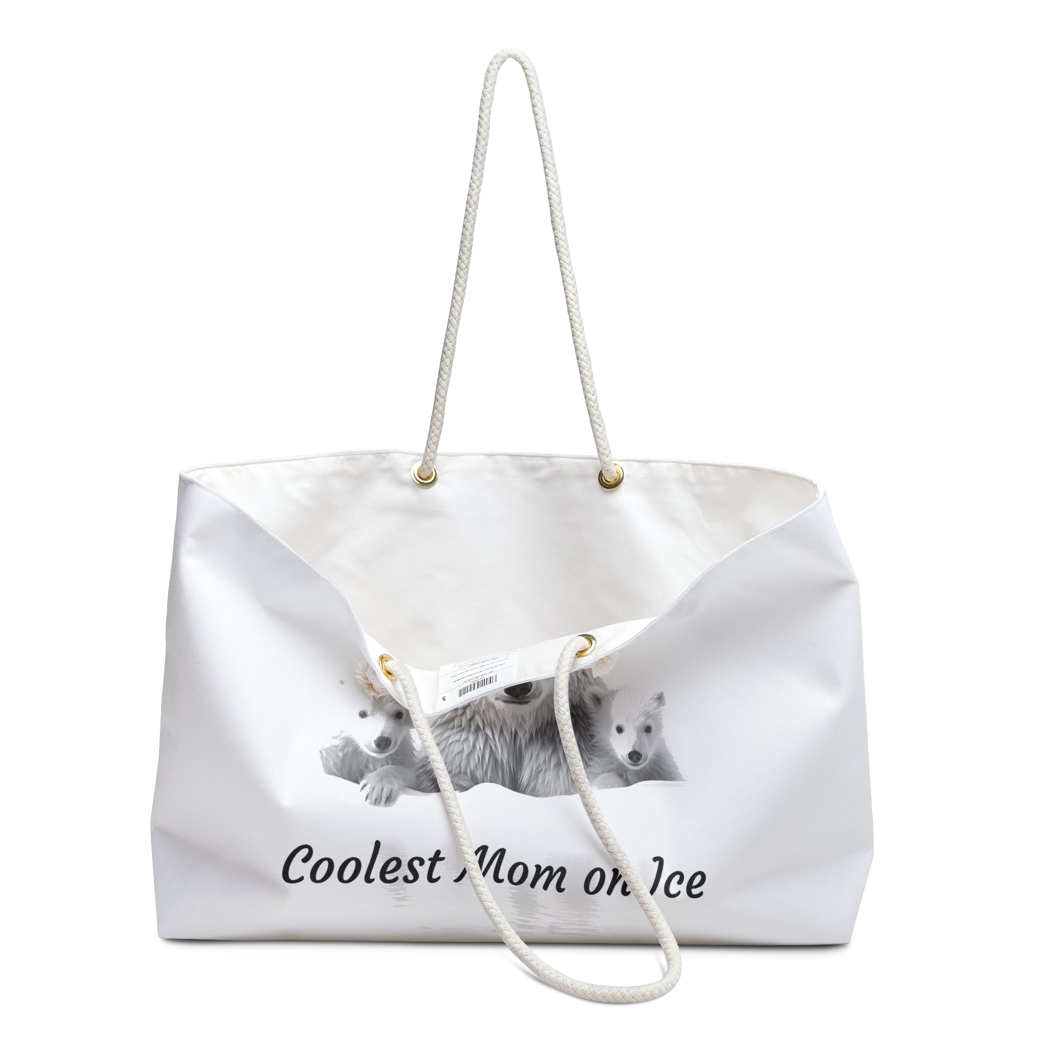 “Coolest Mom on Ice” Weekender Bag - Perfect Gift for Moms