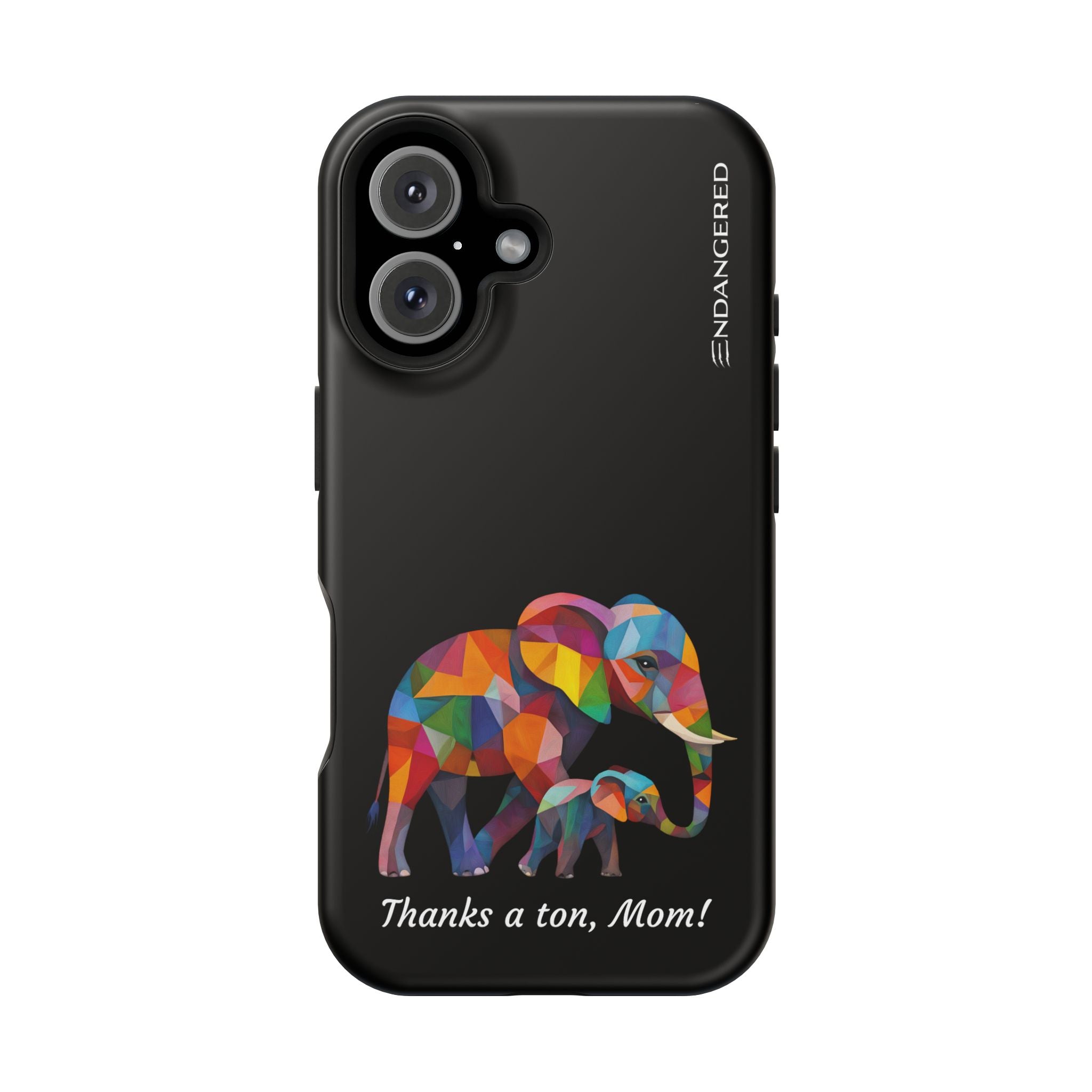 “Thanks a Ton, Mom!” MagSafe Tough iPhone Case - Durable Magnetic Tough Case for Moms