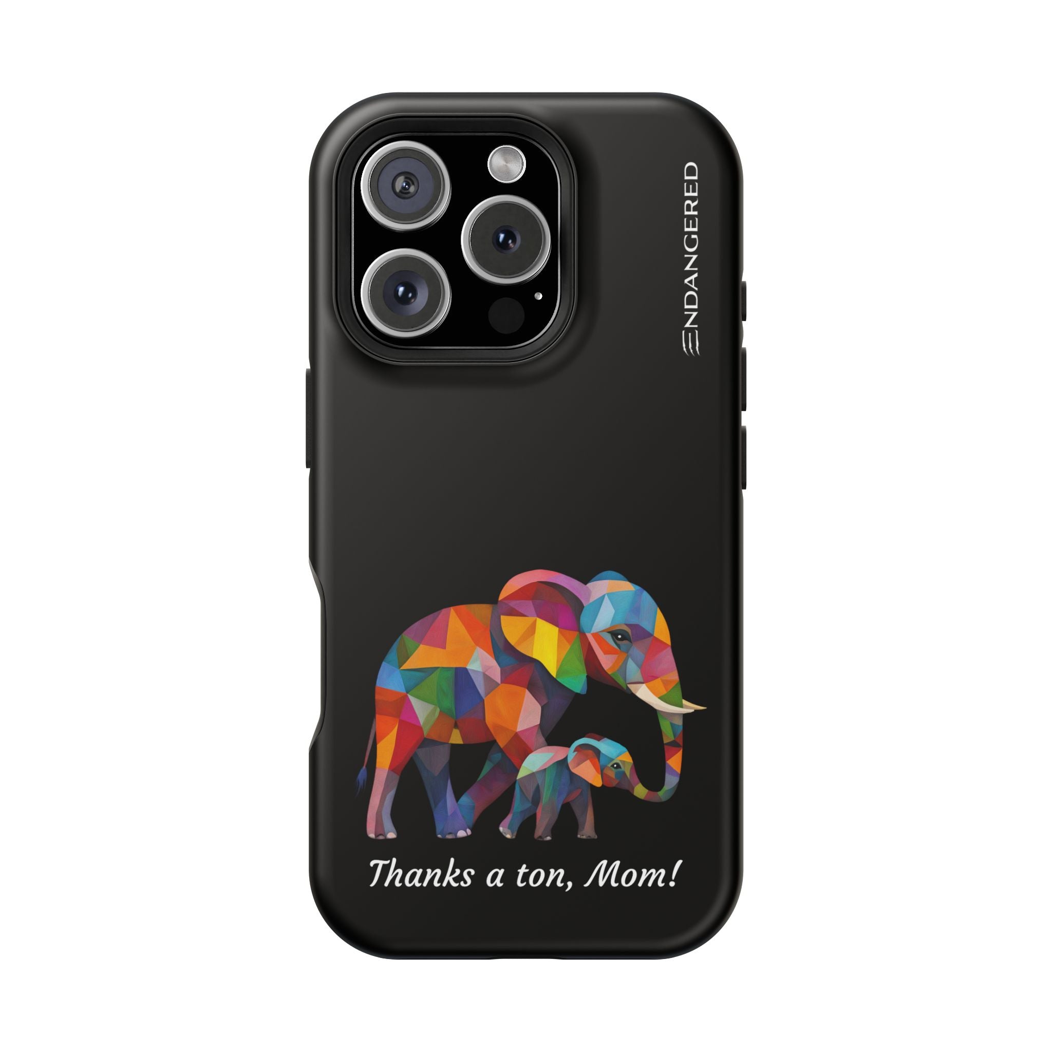 “Thanks a Ton, Mom!” MagSafe Tough iPhone Case - Durable Magnetic Tough Case for Moms