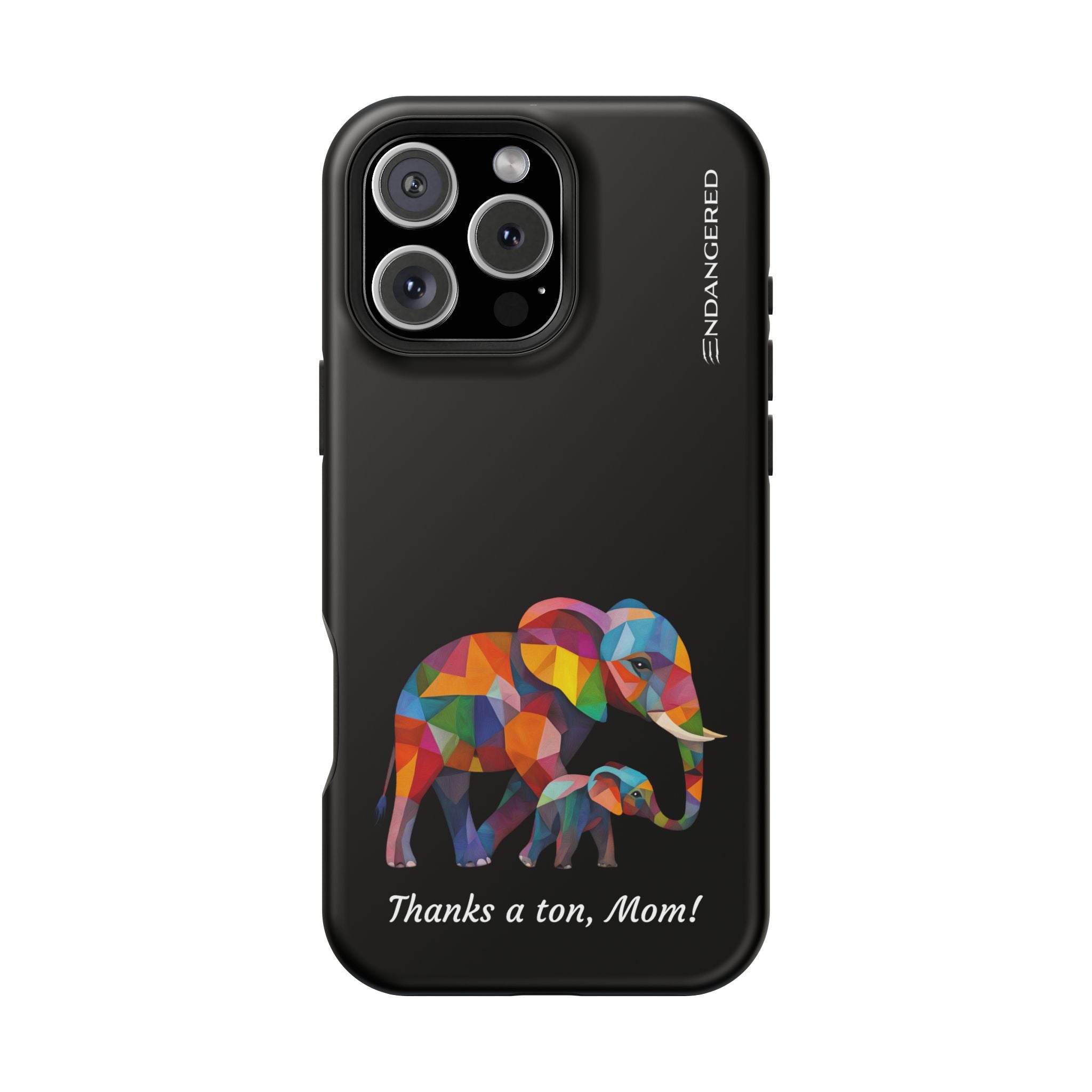 “Thanks a Ton, Mom!” MagSafe Tough iPhone Case - Durable Magnetic Tough Case for Moms