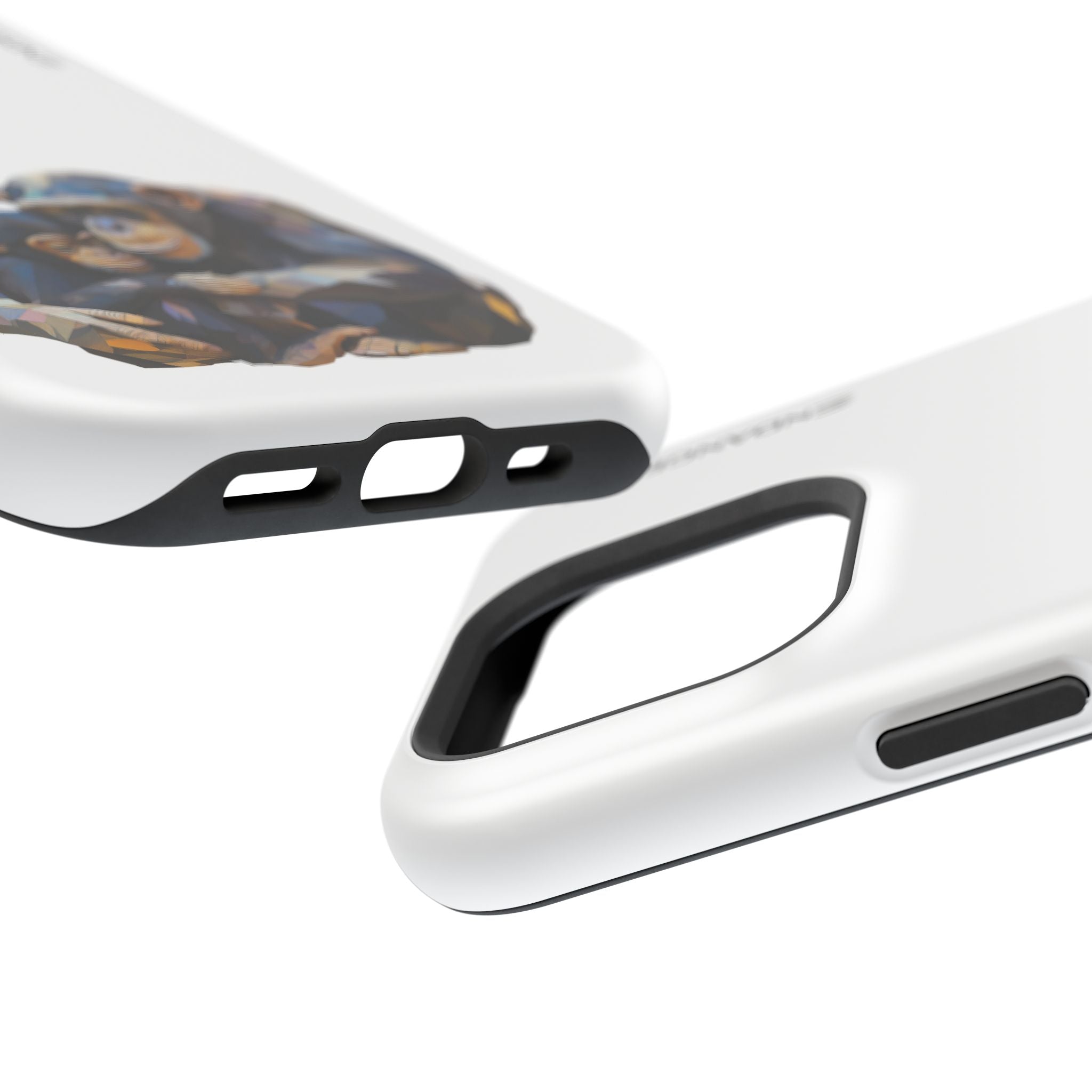 Cute Chimpanzee Phone Case - Durable Magnetic Tough Case for iPhone