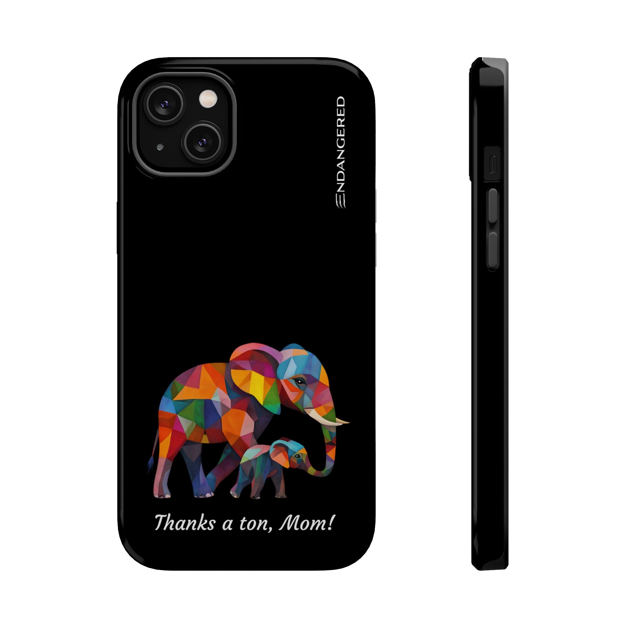 “Thanks a Ton, Mom!” MagSafe Tough iPhone Case - Durable Magnetic Tough Case for Moms