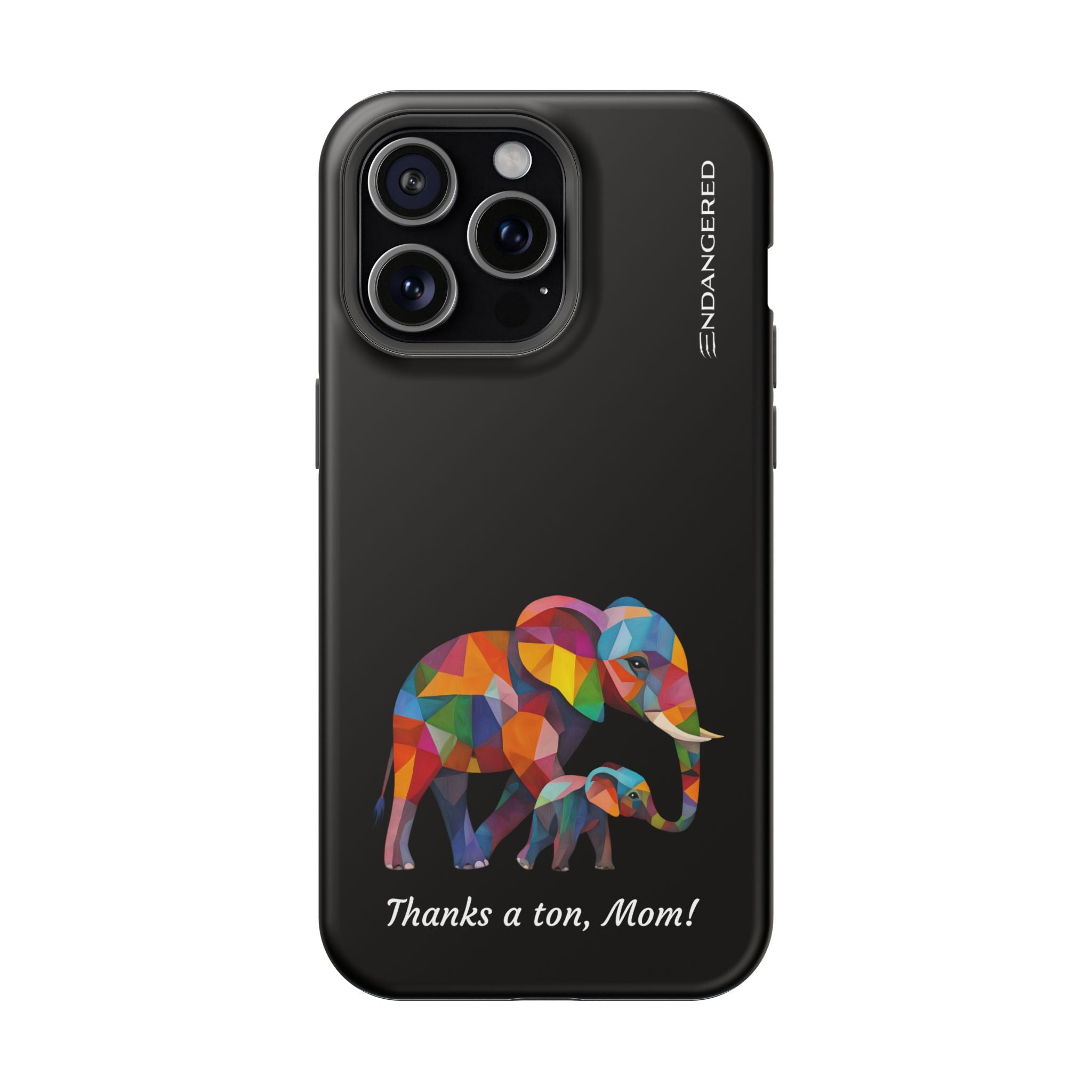 “Thanks a Ton, Mom!” MagSafe Tough iPhone Case - Durable Magnetic Tough Case for Moms
