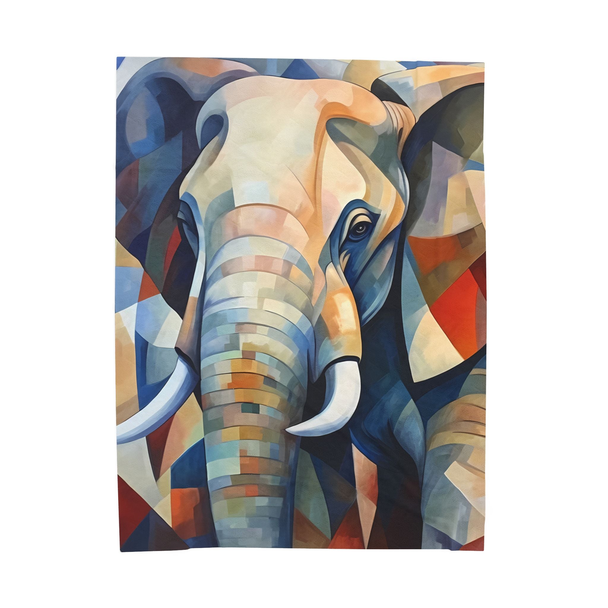 Elephant plush blanket