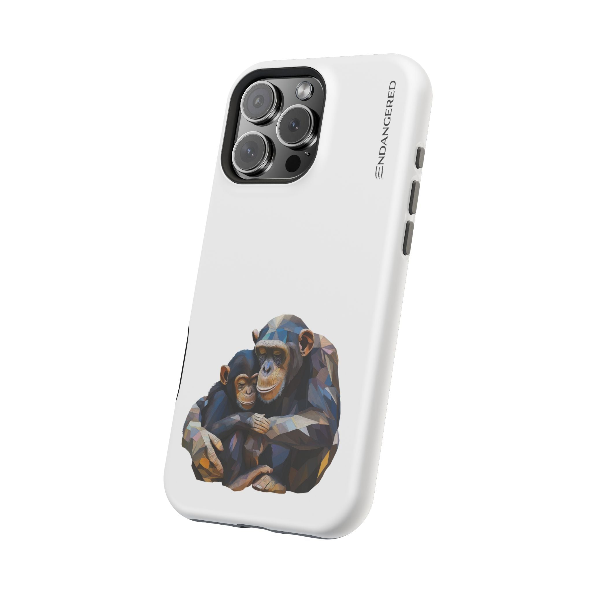 Cute Chimpanzee Phone Case - Durable Magnetic Tough Case for iPhone