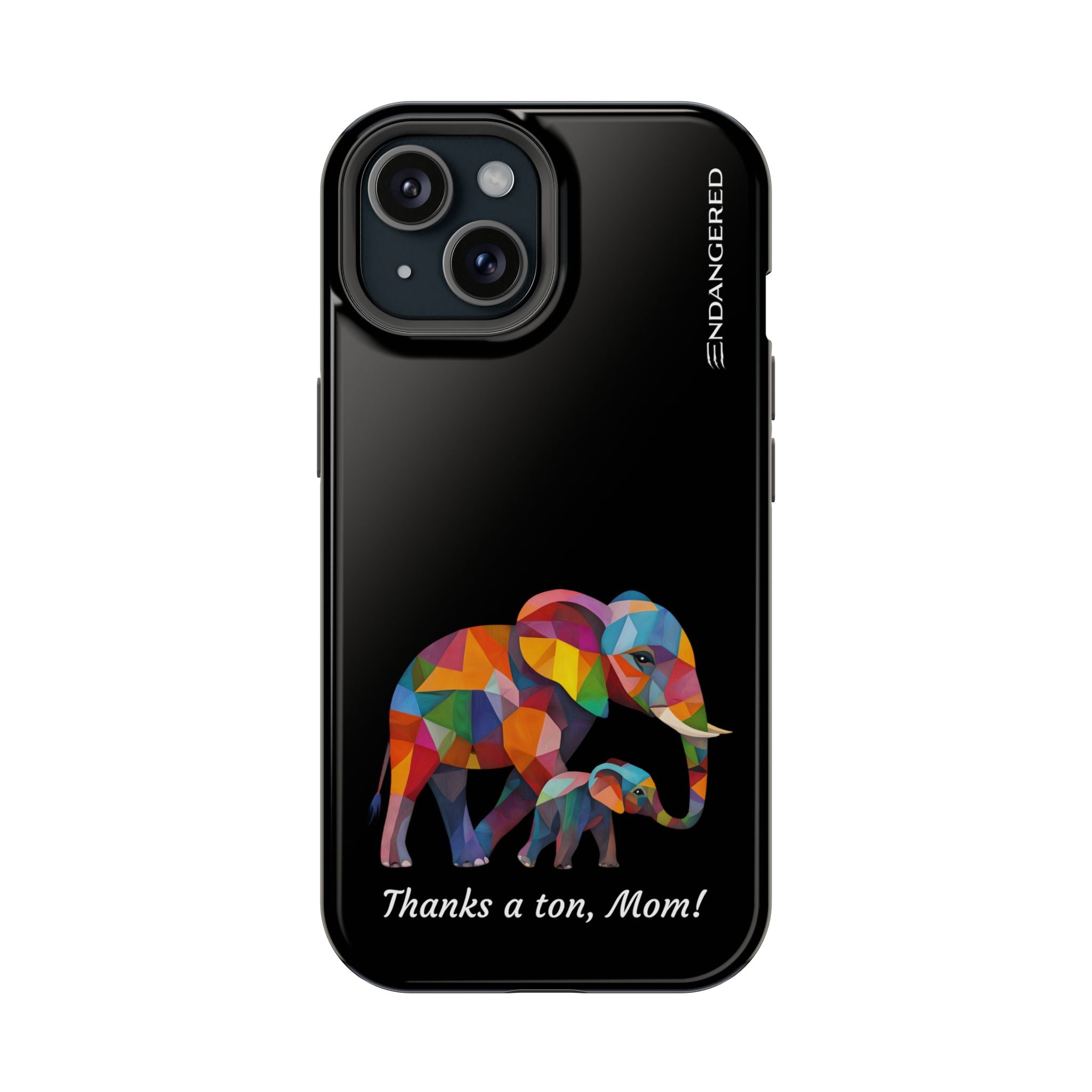 “Thanks a Ton, Mom!” MagSafe Tough iPhone Case - Durable Magnetic Tough Case for Moms