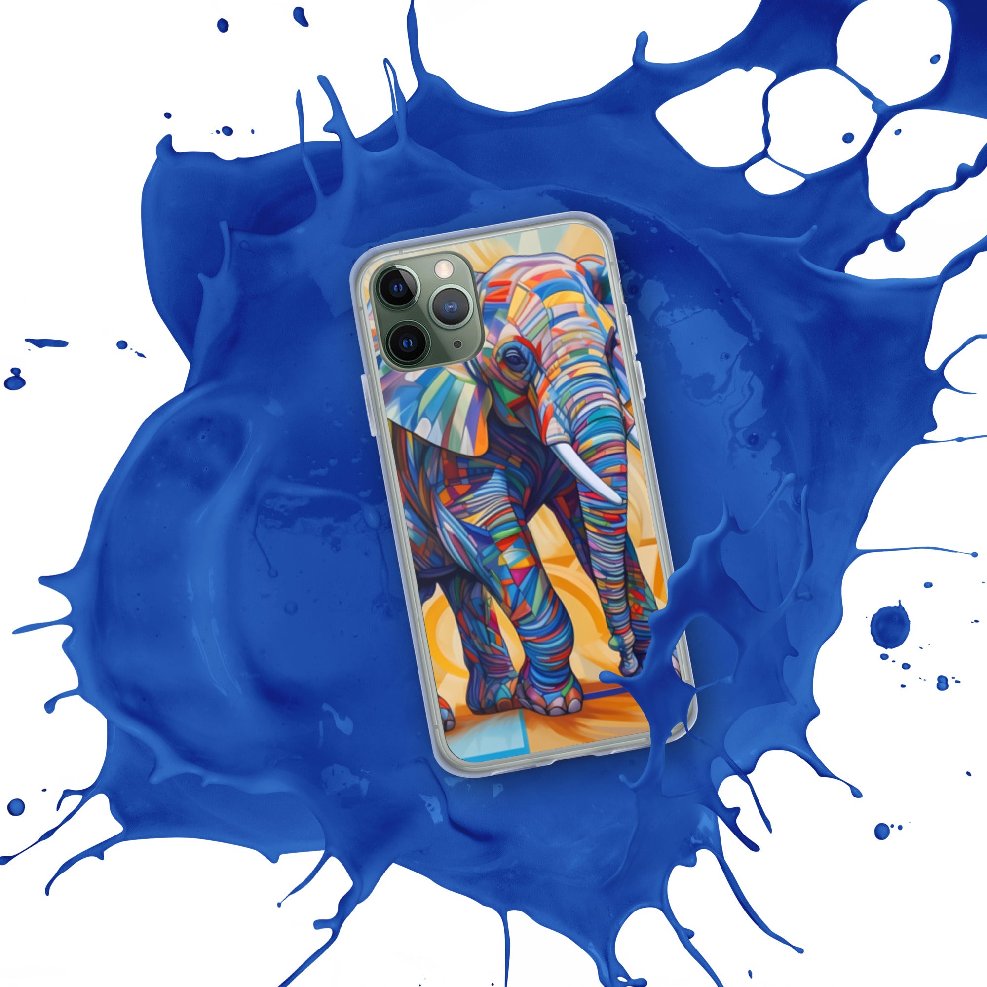 Vibrant Majesty: Elephant Case for iPhone