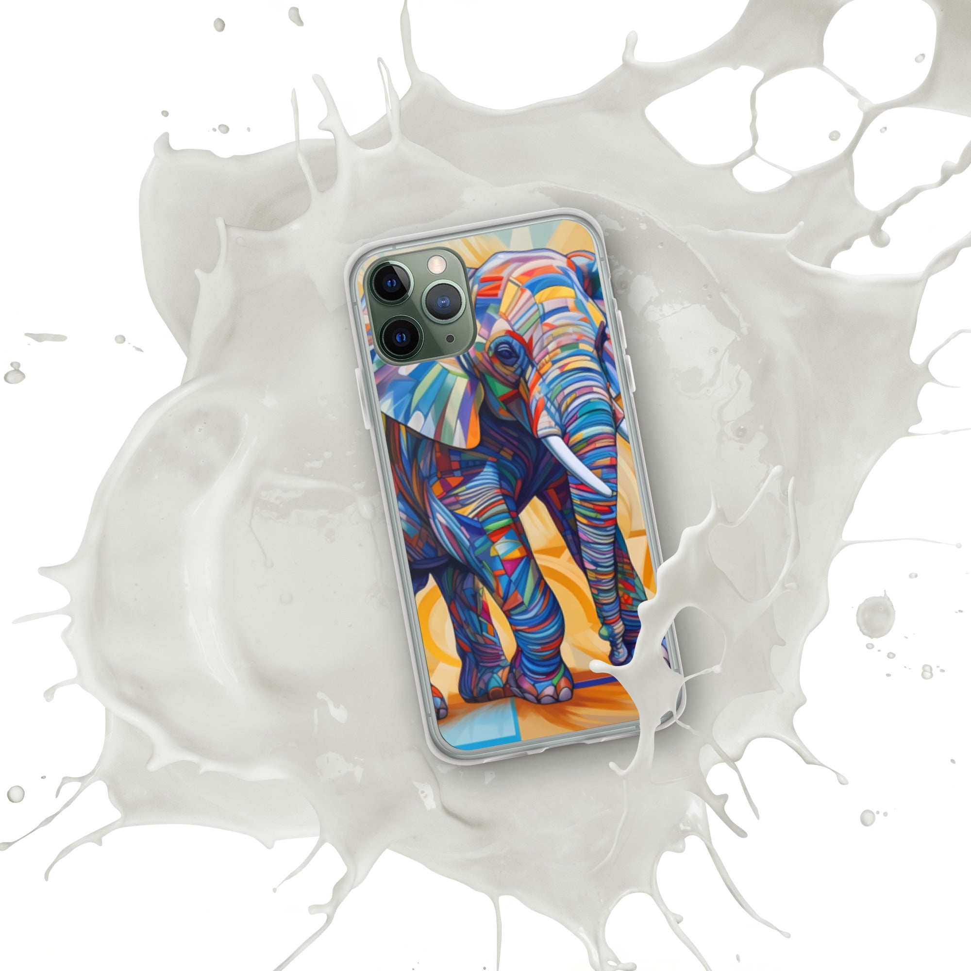 Vibrant Majesty: Elephant Case for iPhone