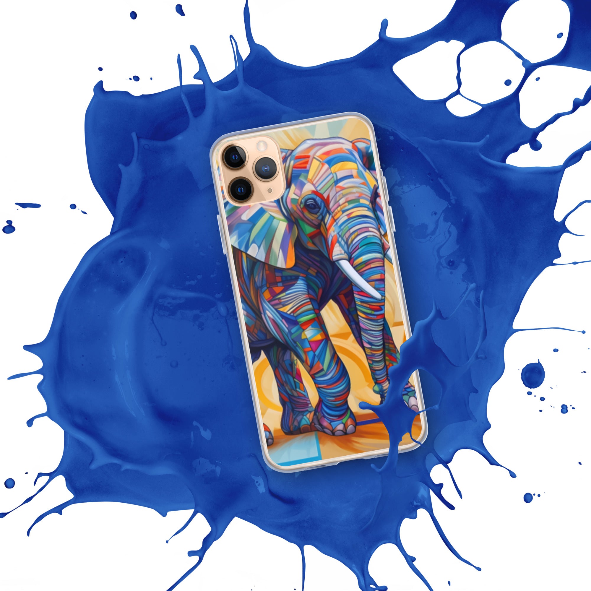 Vibrant Majesty: Elephant Case for iPhone