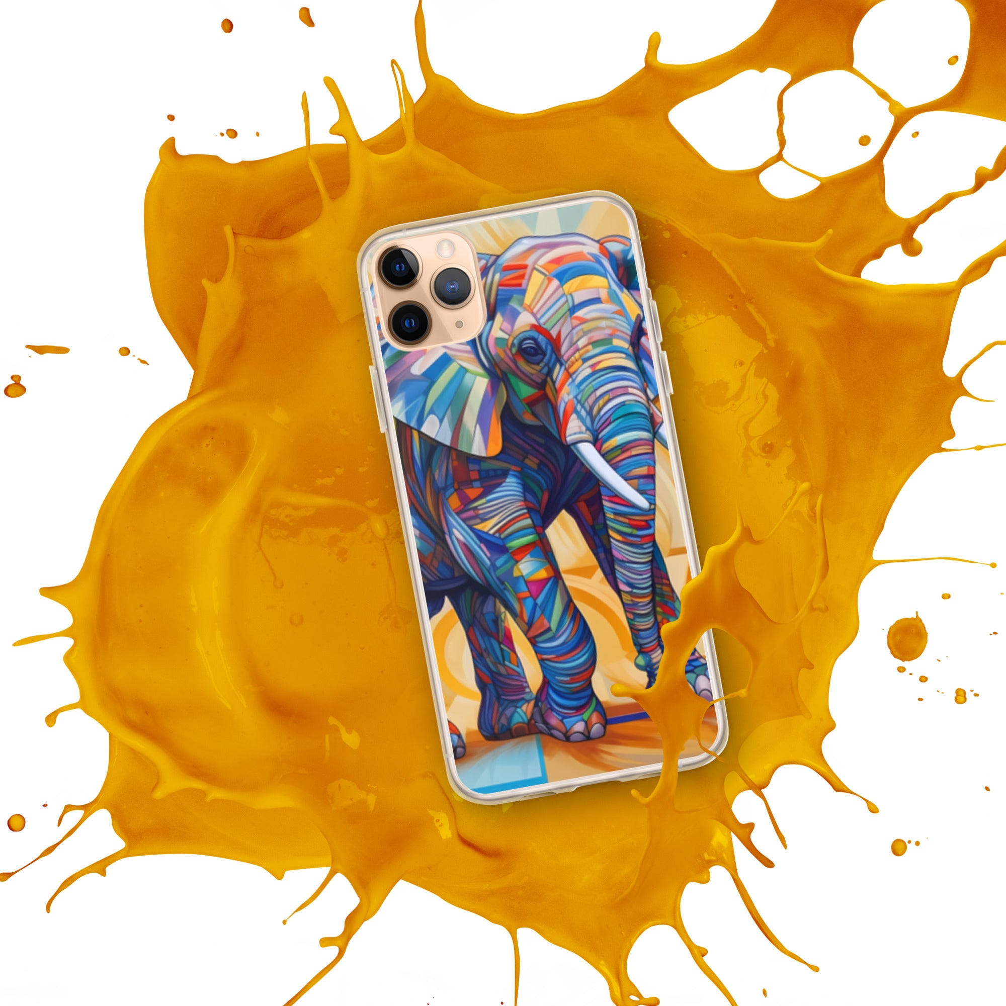 Vibrant Majesty: Elephant Case for iPhone