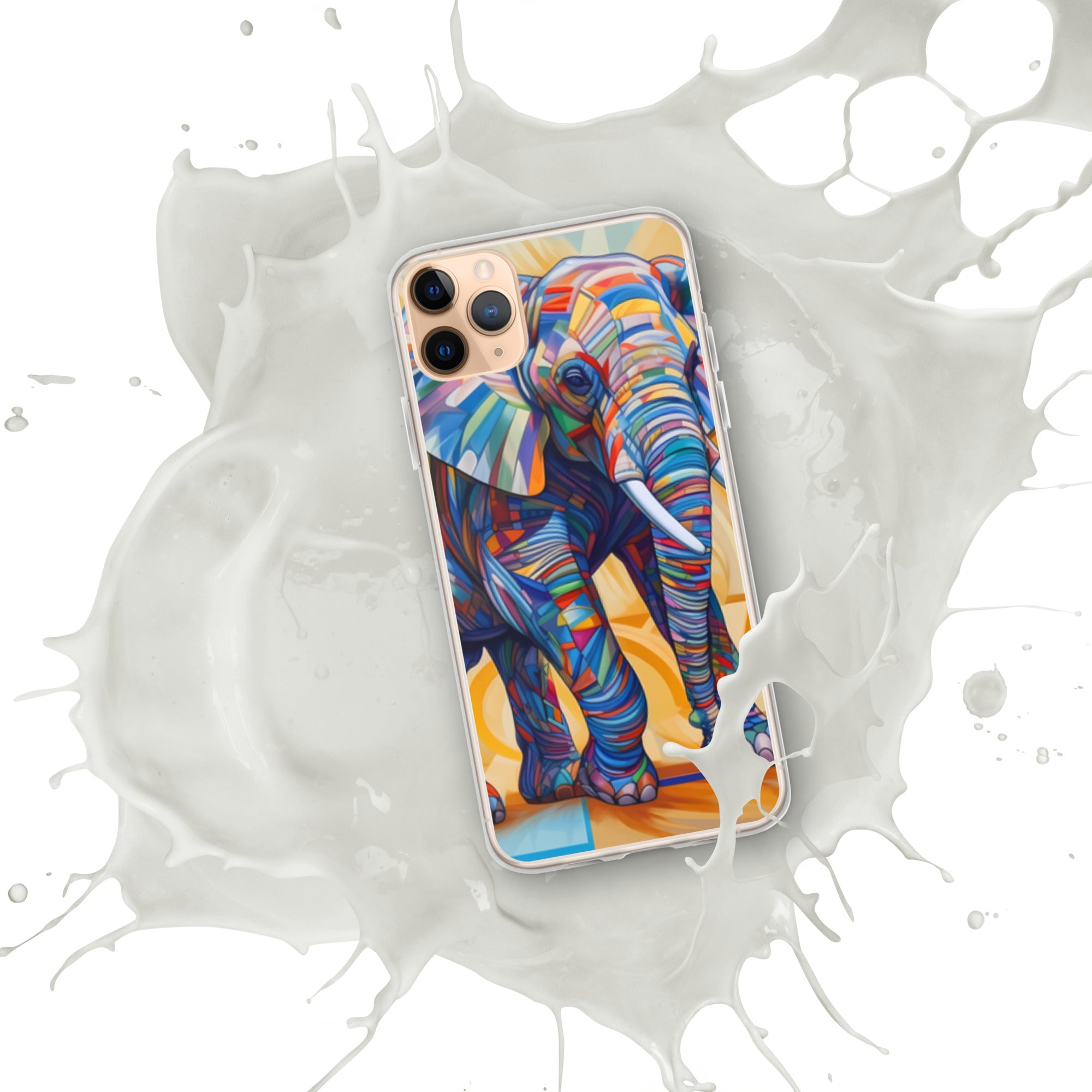 Vibrant Majesty: Elephant Case for iPhone