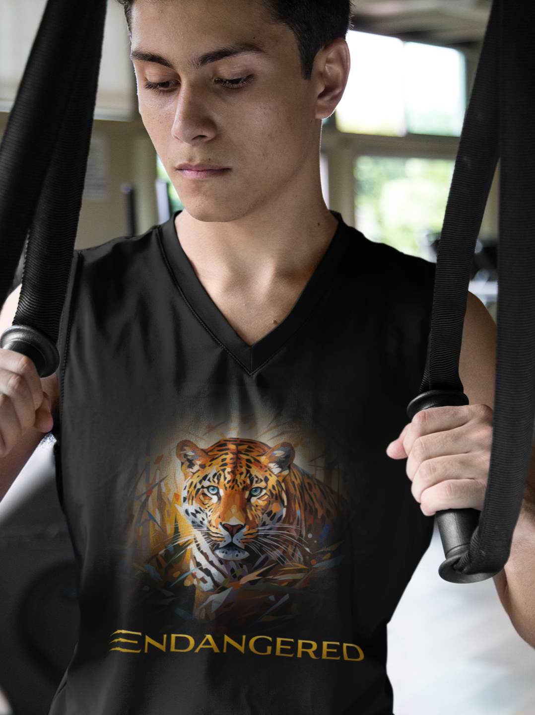 Endangered Leopard, Basketball Jersey - Bold Wildlife Sportswear
