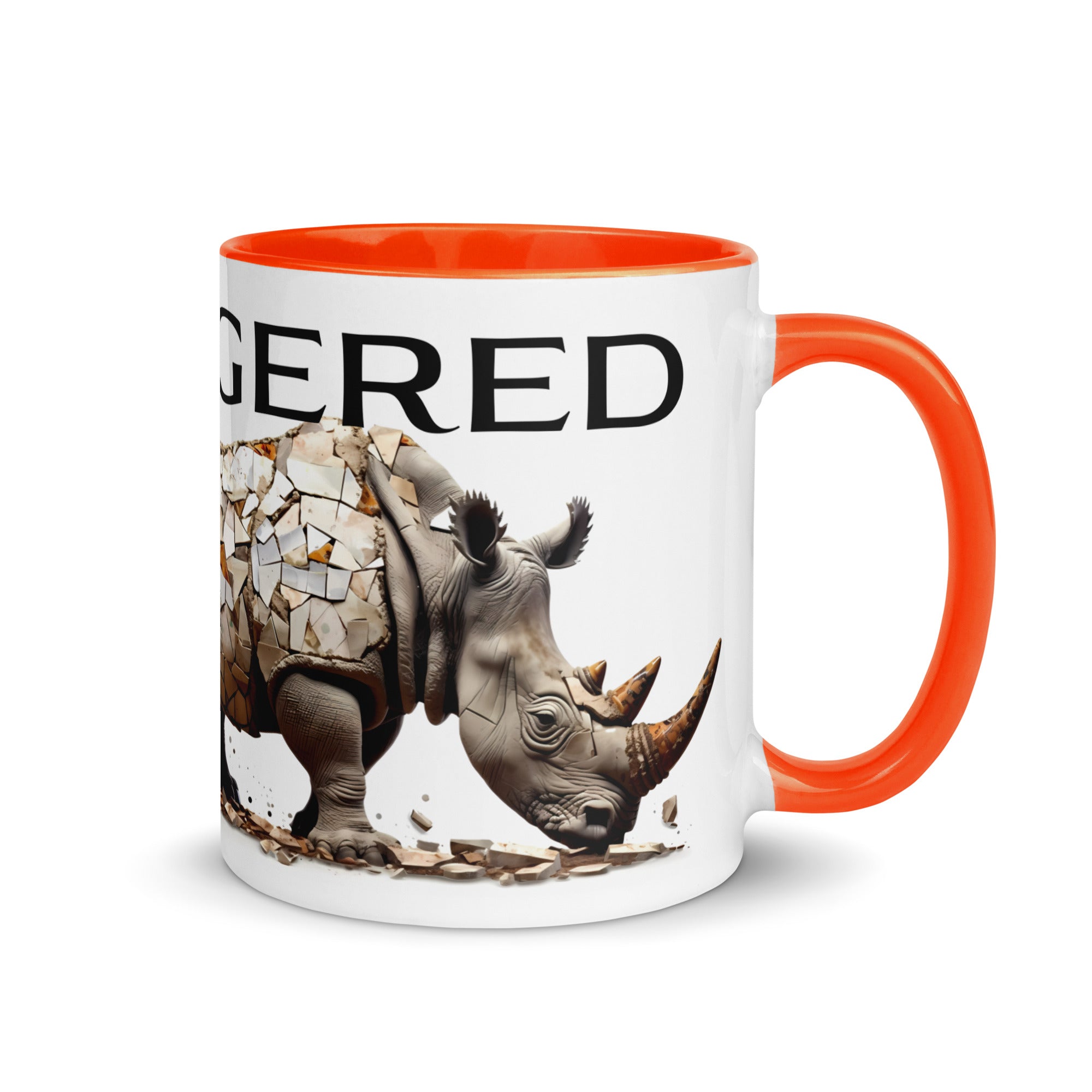The Delicate Disappearing Rhino – coffee mug, 11 oz and 15 oz