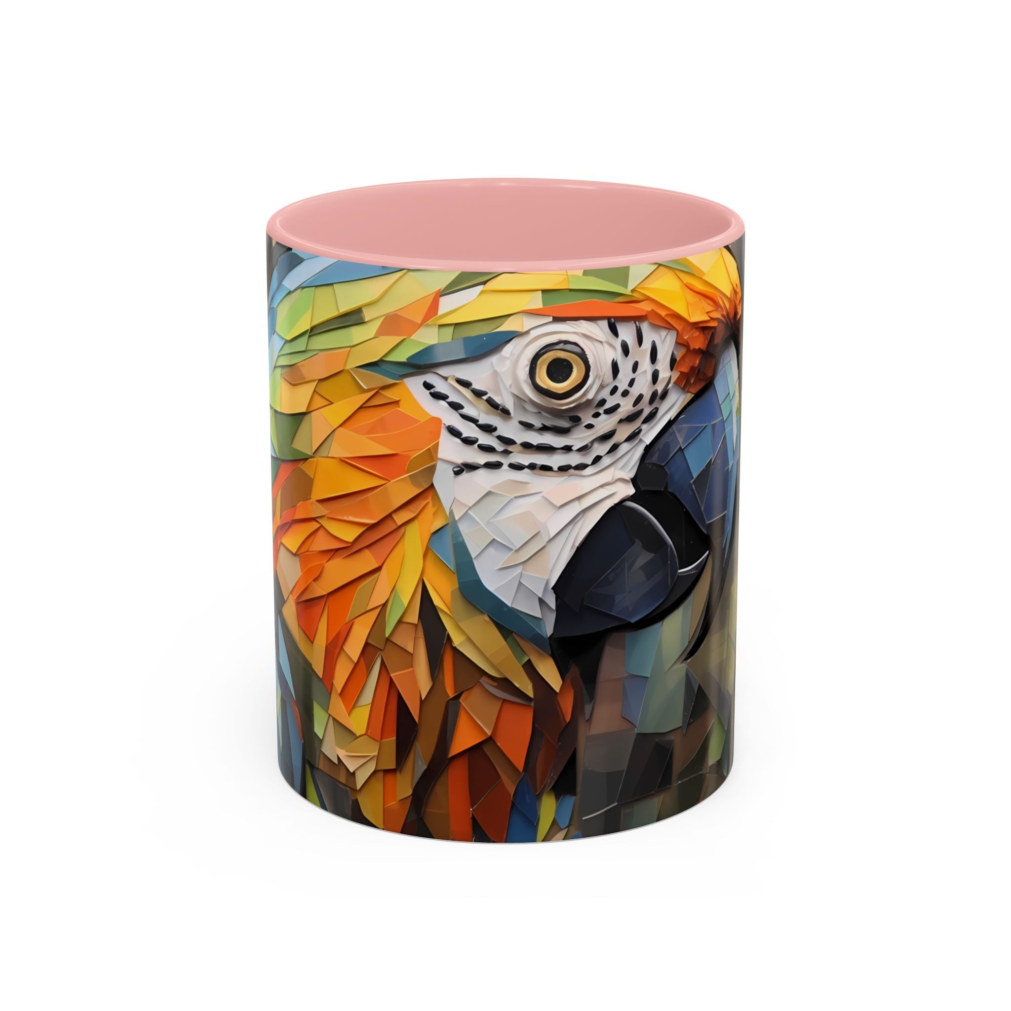 Mug, Vibrant Endangered Macaw Coffee Cup, Exotic Parrot Lover Gift, Tropical Bird Tea Mug, Colorful Macaw Decor, Wildlife Animal Lover