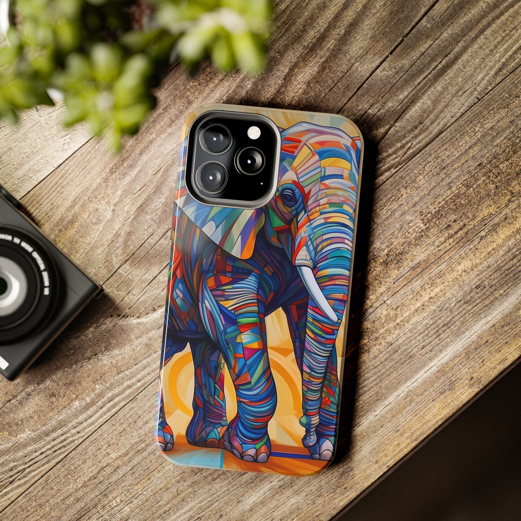 Elephant Kaleidoscope: Colorful Tough iPhone Cases