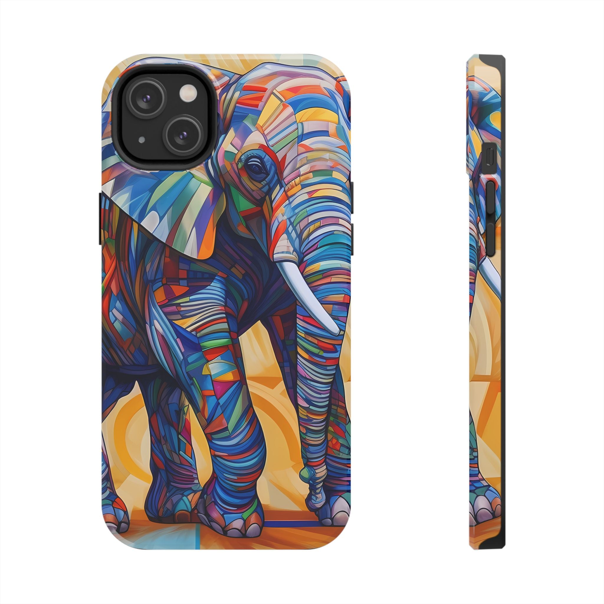 Elephant Kaleidoscope: Colorful Tough iPhone Cases