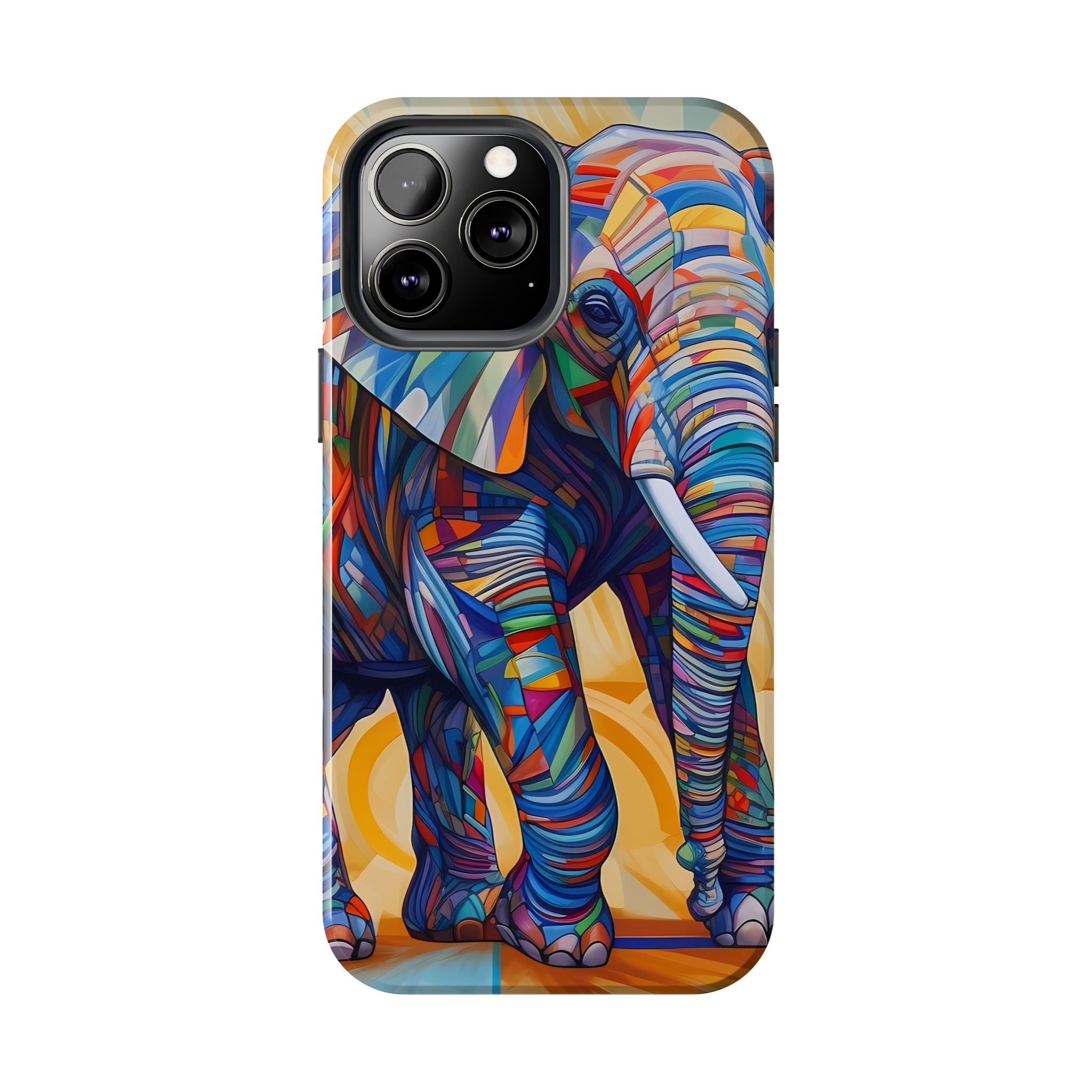 Elephant Kaleidoscope: Colorful Tough iPhone Cases