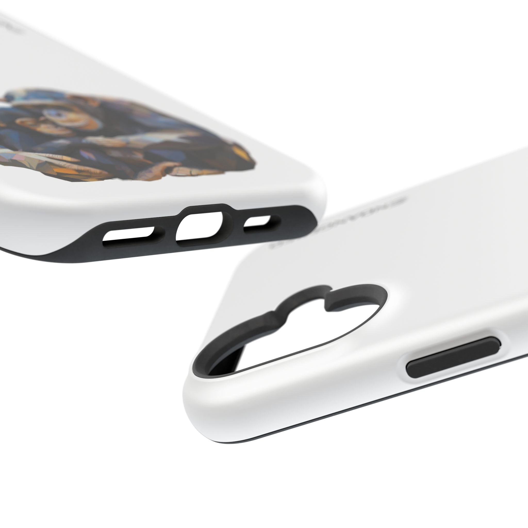 Cute Chimpanzee Phone Case - Durable Magnetic Tough Case for iPhone