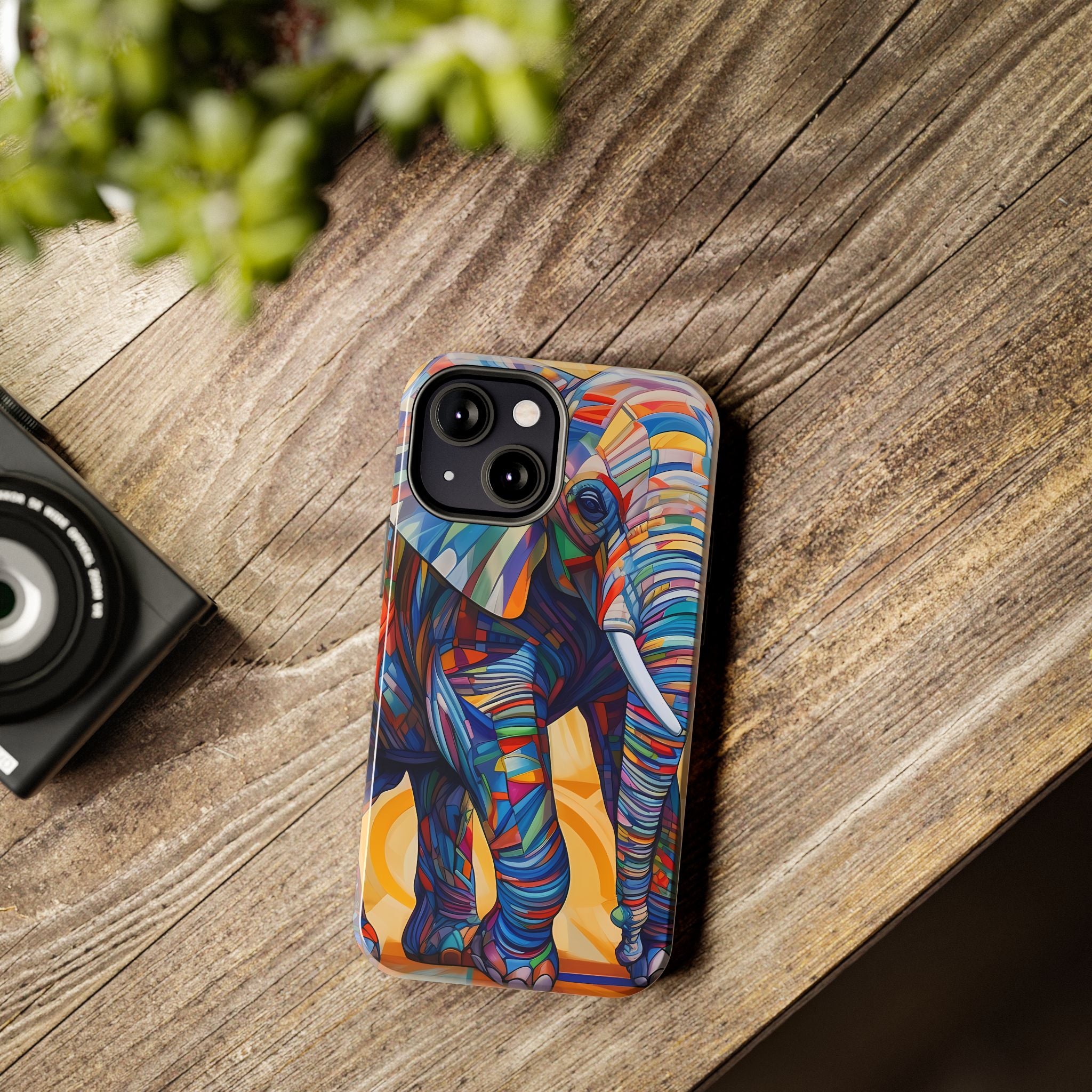 Elephant Kaleidoscope: Colorful Tough iPhone Cases