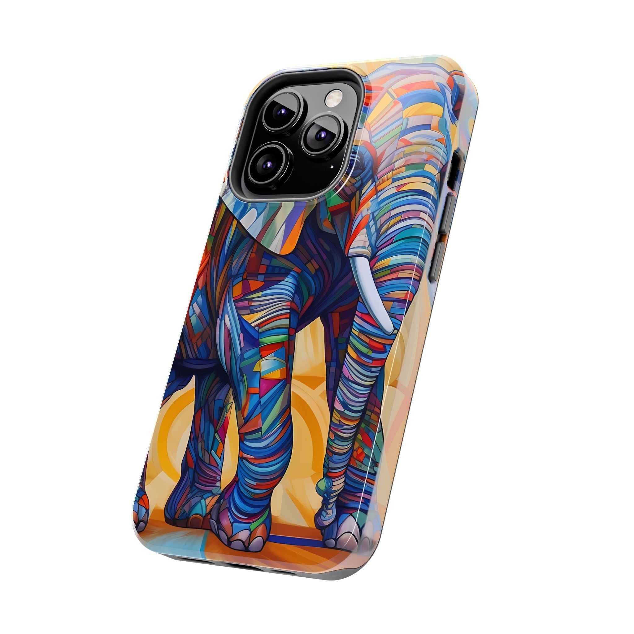 Elephant Kaleidoscope: Colorful Tough iPhone Cases