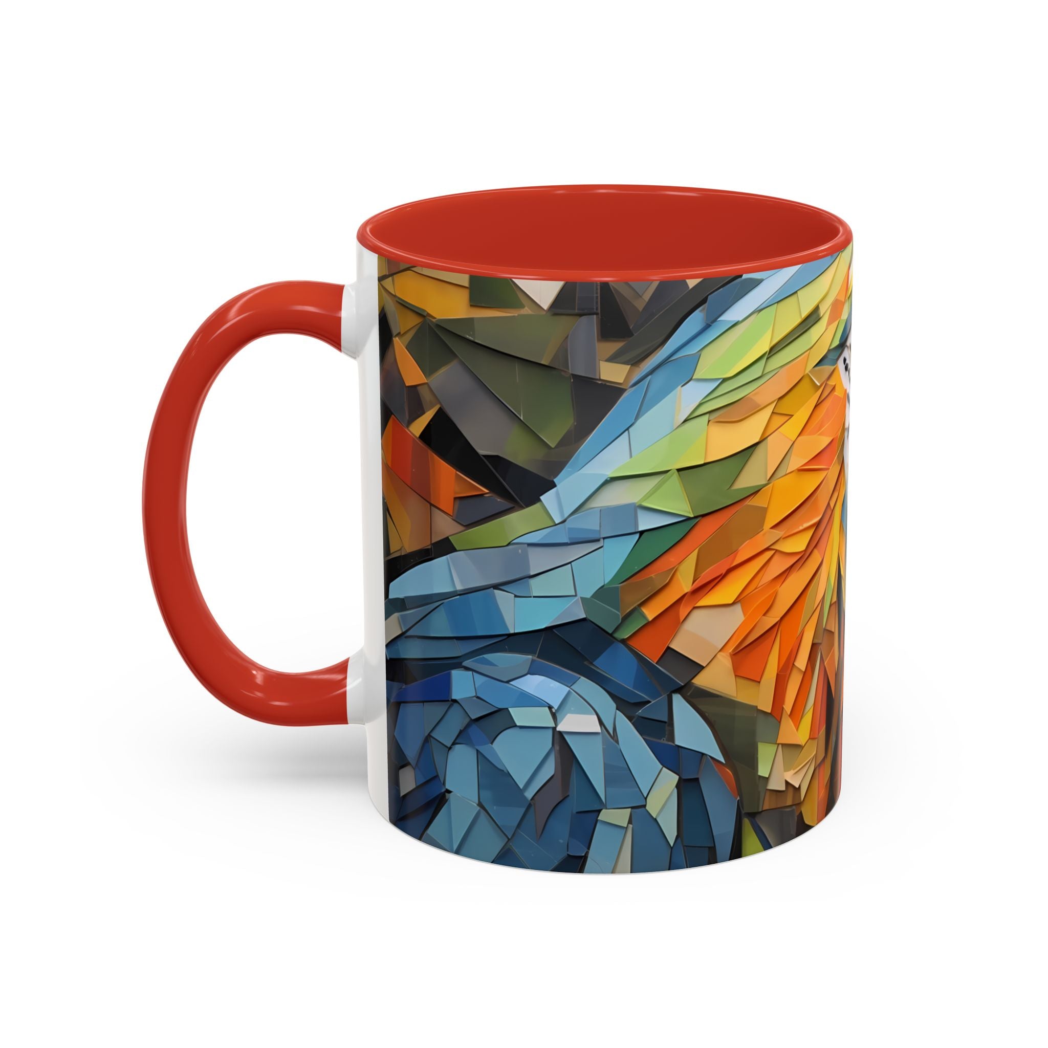 Mug, Vibrant Endangered Macaw Coffee Cup, Exotic Parrot Lover Gift, Tropical Bird Tea Mug, Colorful Macaw Decor, Wildlife Animal Lover