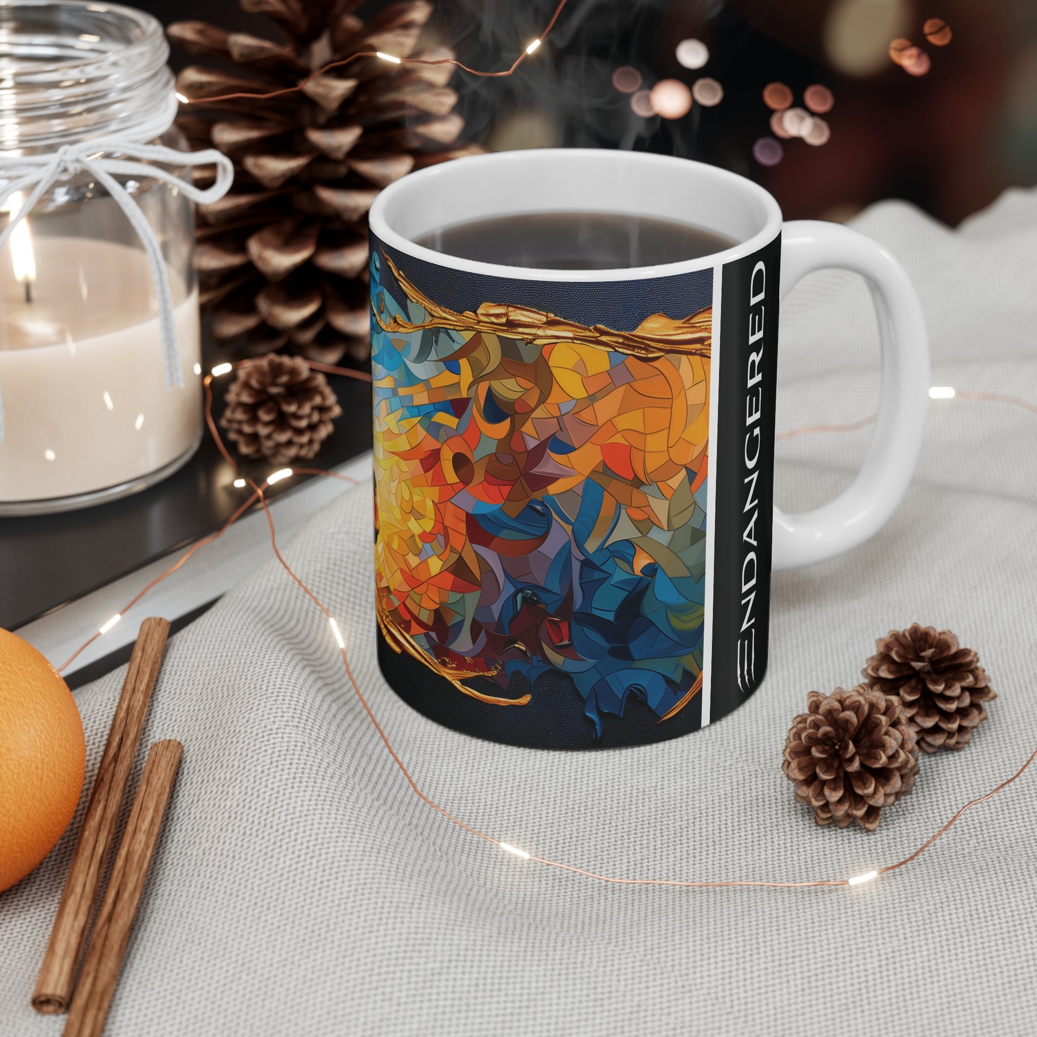 Morning George Mosaic Mug 11oz