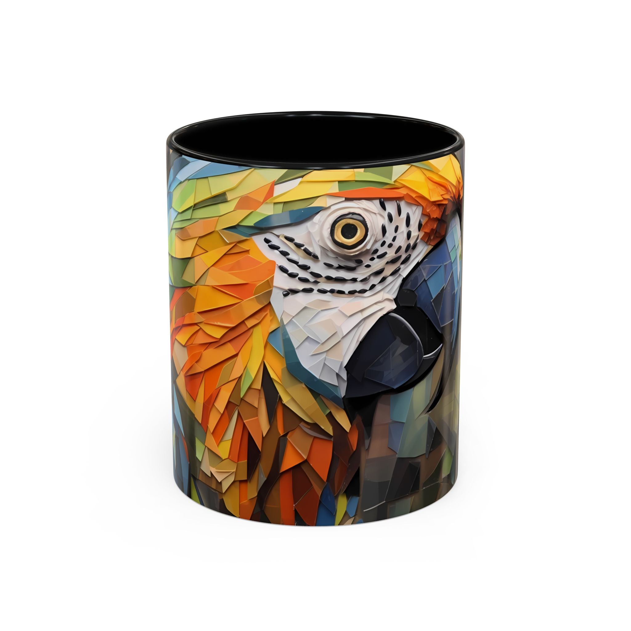 Mug, Vibrant Endangered Macaw Coffee Cup, Exotic Parrot Lover Gift, Tropical Bird Tea Mug, Colorful Macaw Decor, Wildlife Animal Lover