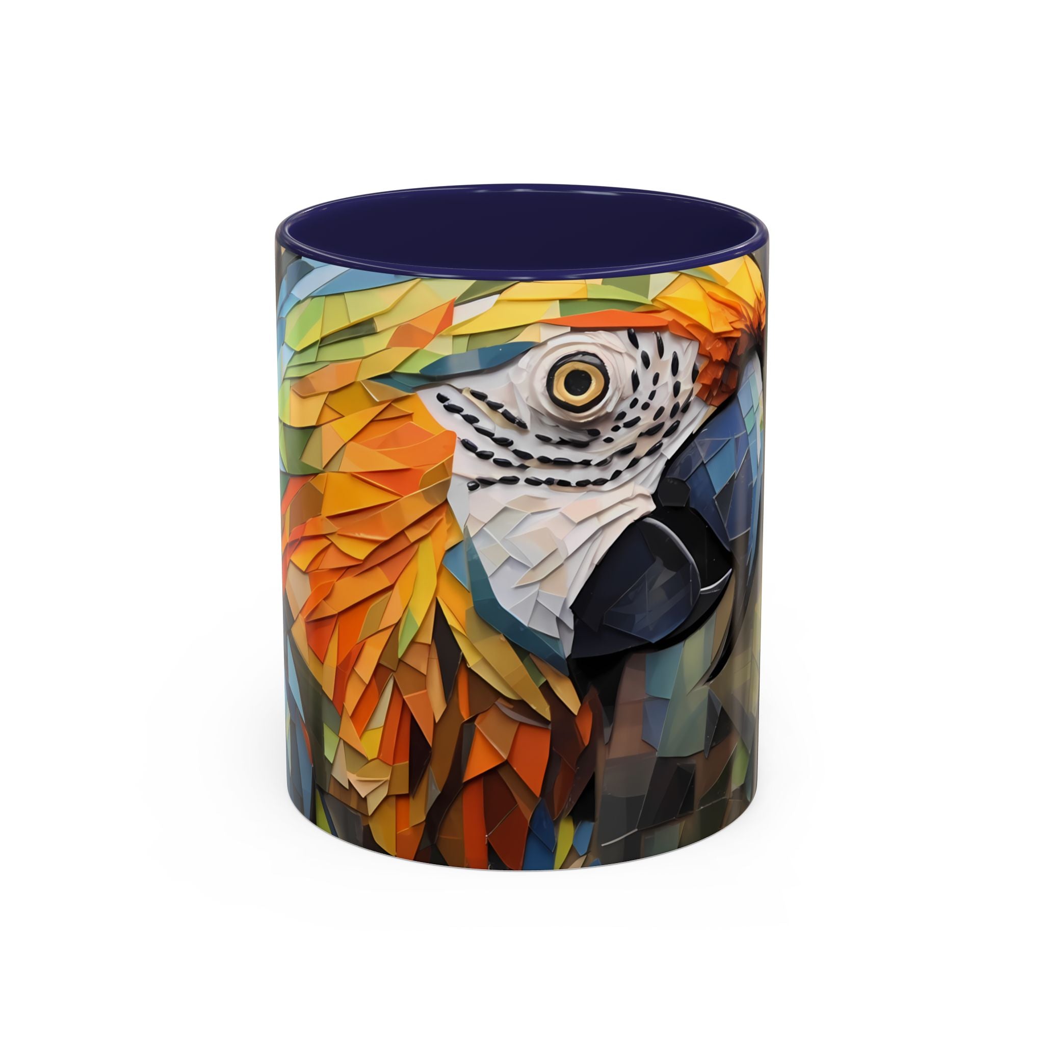 Mug, Vibrant Endangered Macaw Coffee Cup, Exotic Parrot Lover Gift, Tropical Bird Tea Mug, Colorful Macaw Decor, Wildlife Animal Lover