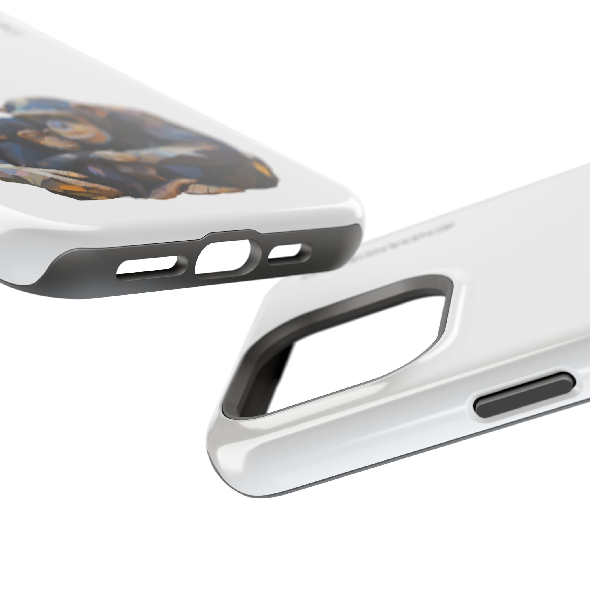 Cute Chimpanzee Phone Case - Durable Magnetic Tough Case for iPhone