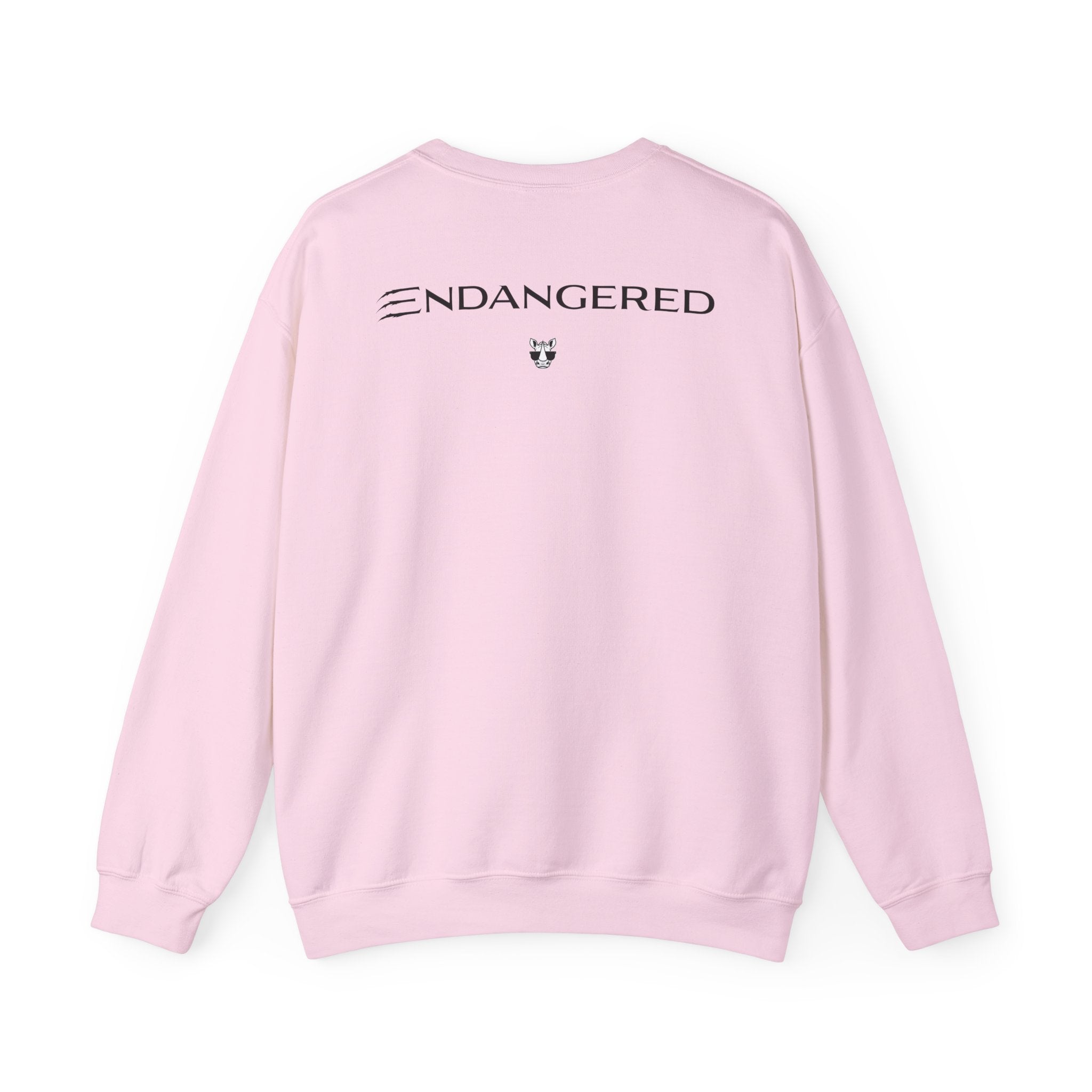 Love Our Elephants Sweatshirt – Unisex Heavy Blend™ Crewneck, Endangered Awareness Design