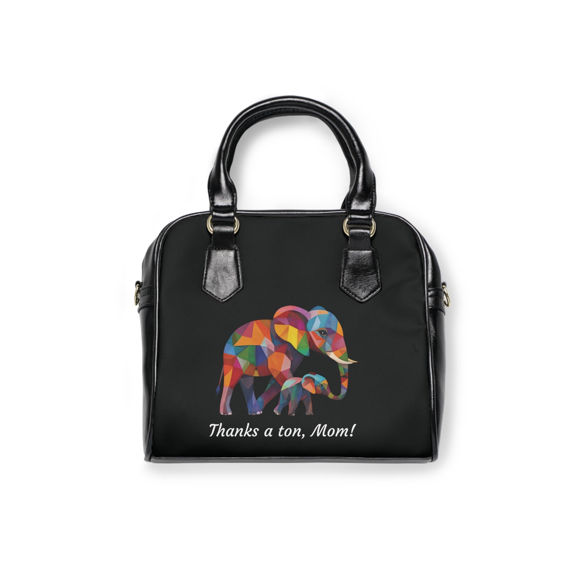 Vibrant Elephant Shoulder Handbag - Perfect Gift for Moms