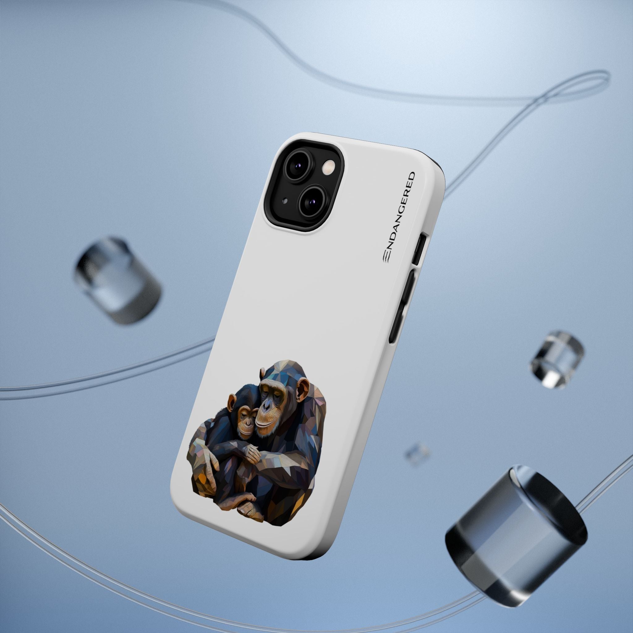 Cute Chimpanzee Phone Case - Durable Magnetic Tough Case for iPhone