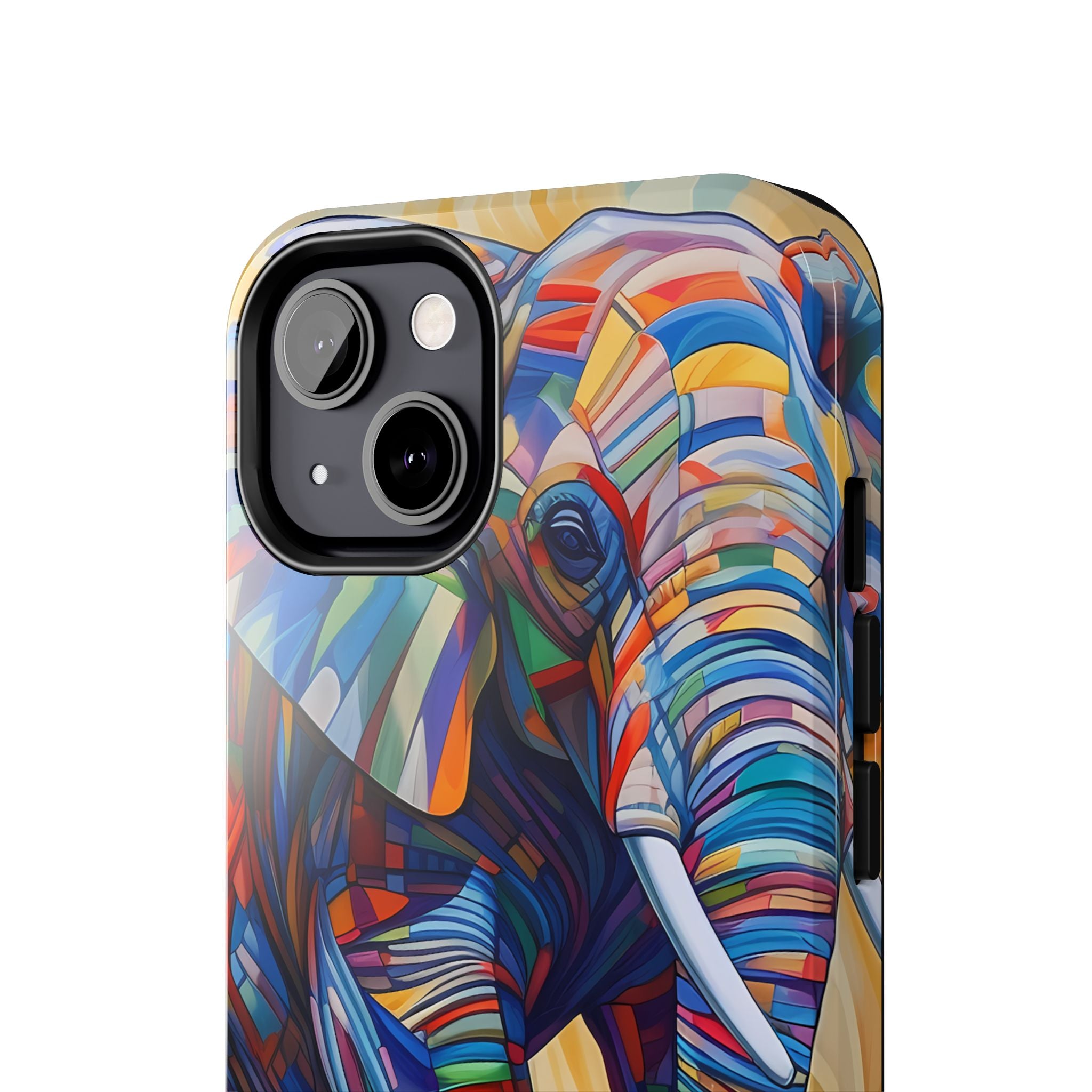 Elephant Kaleidoscope: Colorful Tough iPhone Cases