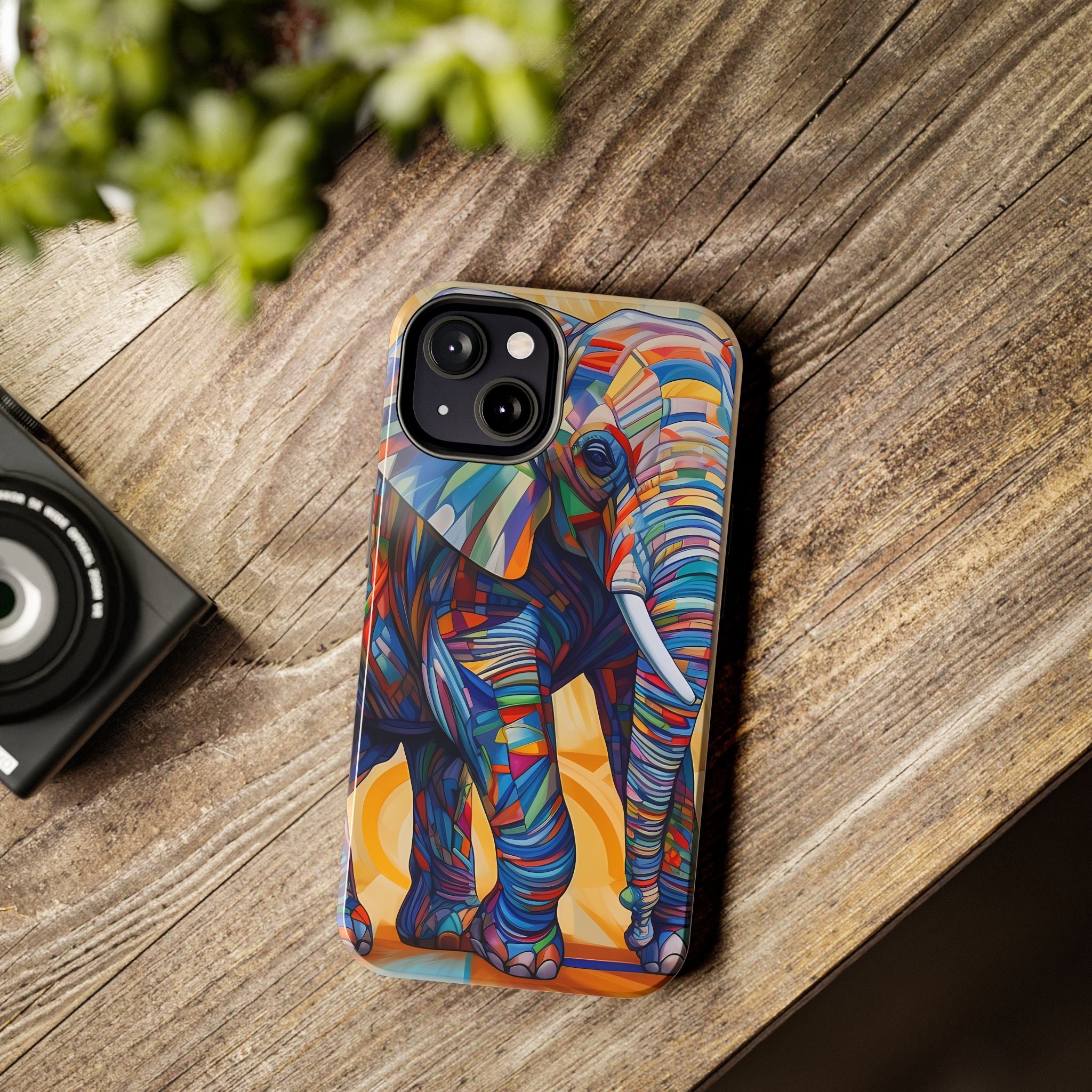 Elephant Kaleidoscope: Colorful Tough iPhone Cases