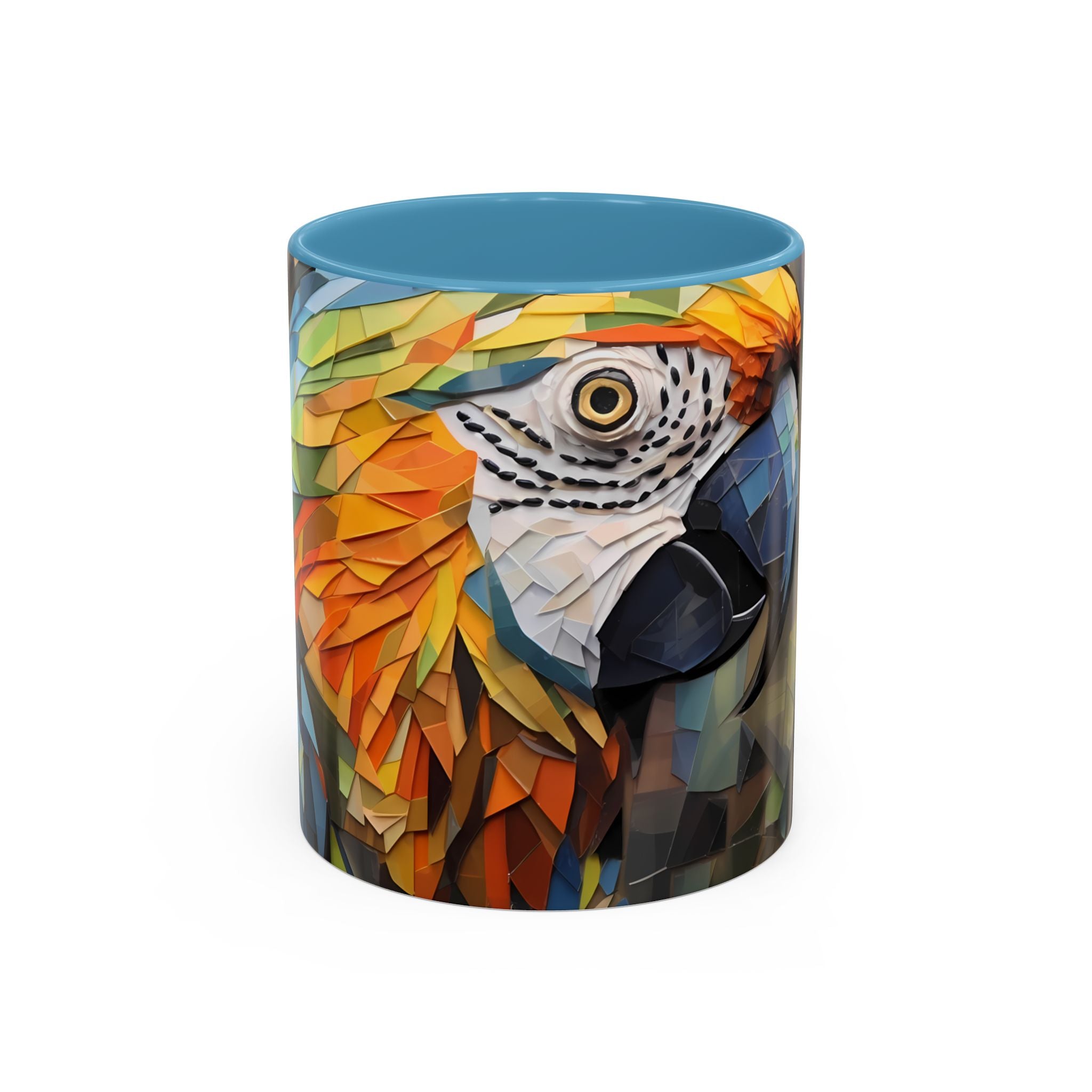 Mug, Vibrant Endangered Macaw Coffee Cup, Exotic Parrot Lover Gift, Tropical Bird Tea Mug, Colorful Macaw Decor, Wildlife Animal Lover