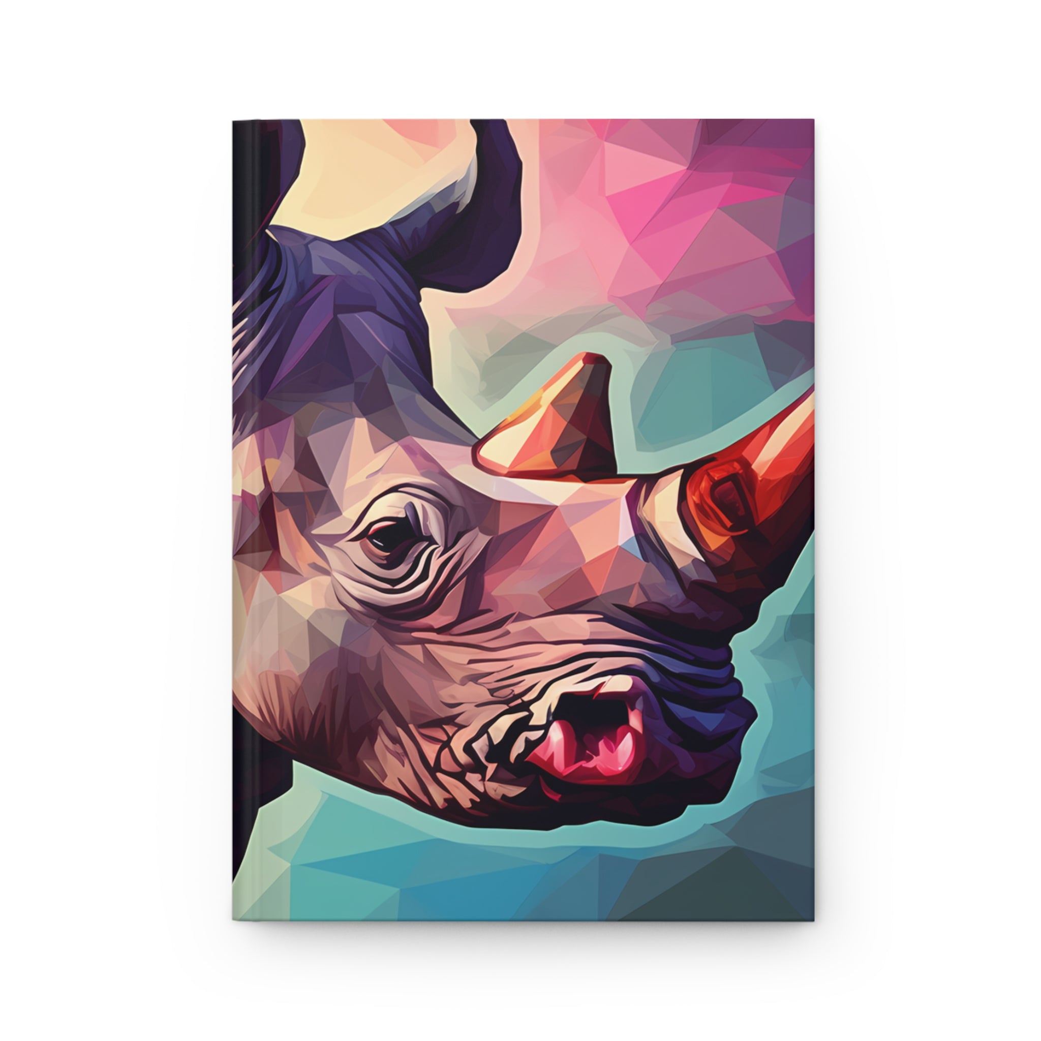 Rhino Renaissance: Unleash your Creativity with a Rhino Hardcover Journal! (5.75"x8" 150 lined pages)