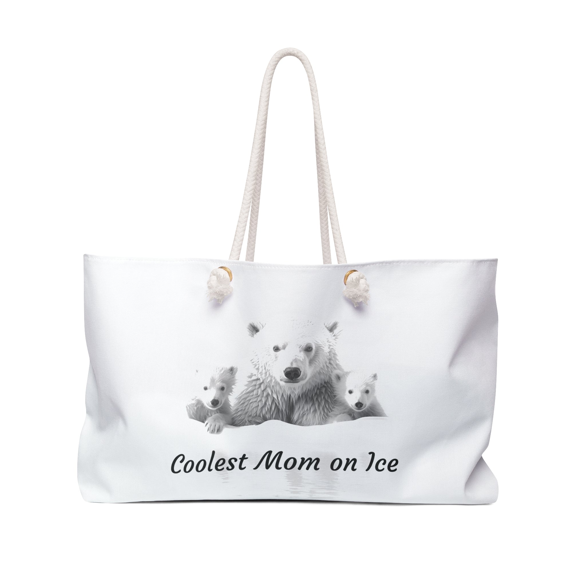 “Coolest Mom on Ice” Weekender Bag - Perfect Gift for Moms