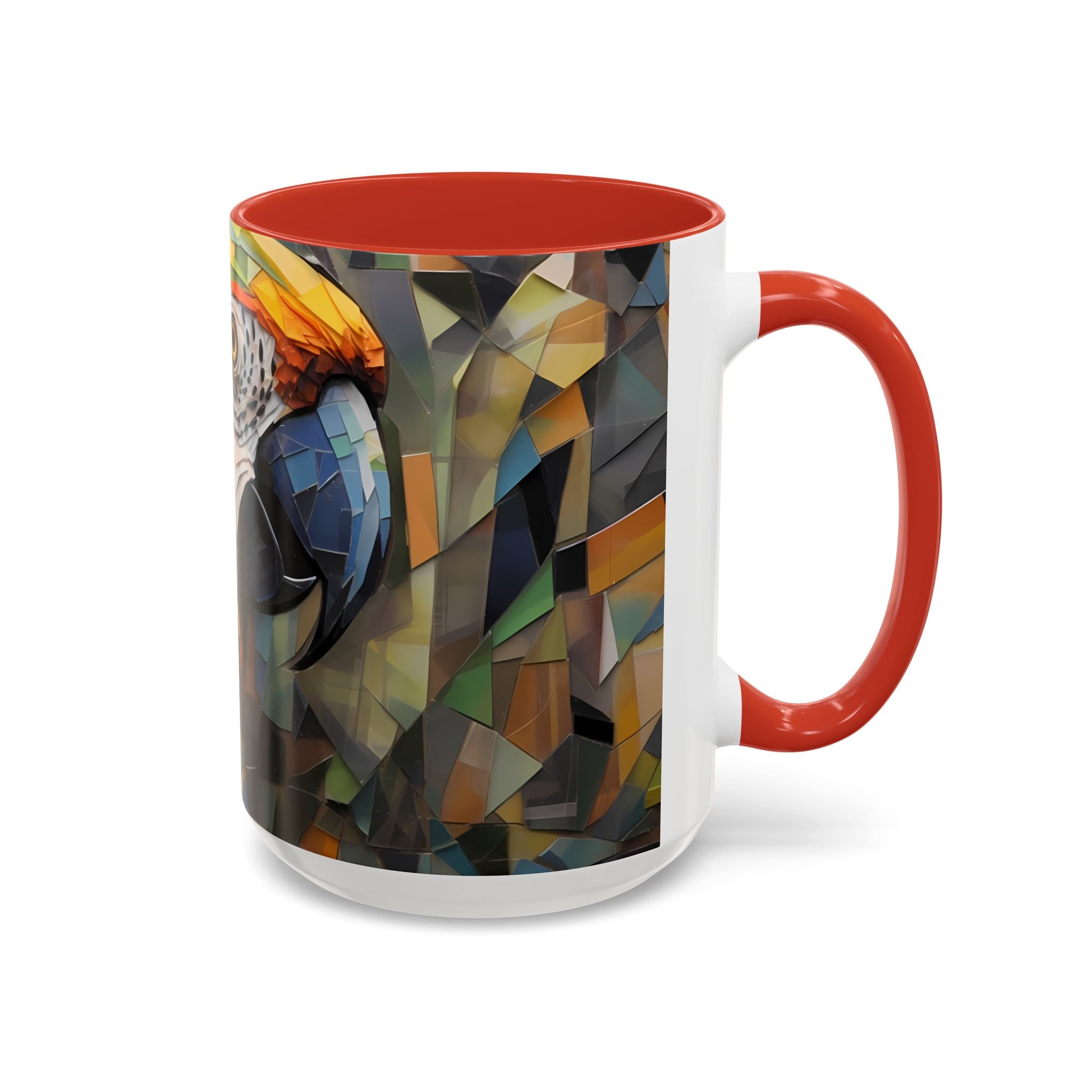 Mug, Vibrant Endangered Macaw Coffee Cup, Exotic Parrot Lover Gift, Tropical Bird Tea Mug, Colorful Macaw Decor, Wildlife Animal Lover