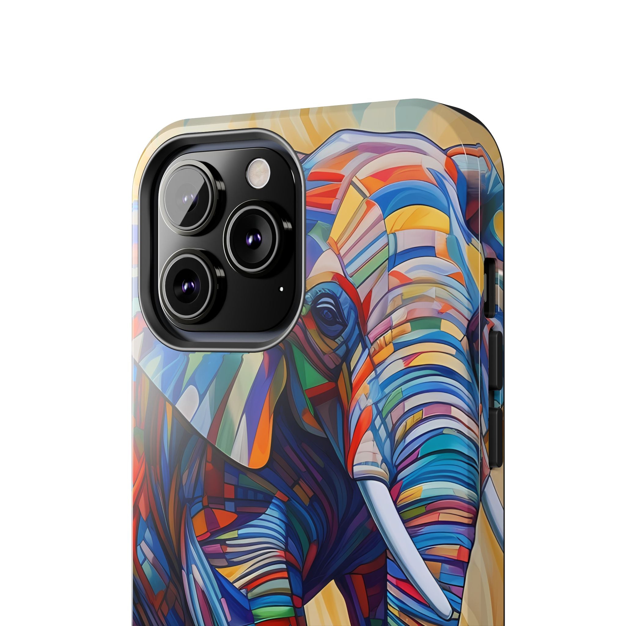 Elephant Kaleidoscope: Colorful Tough iPhone Cases