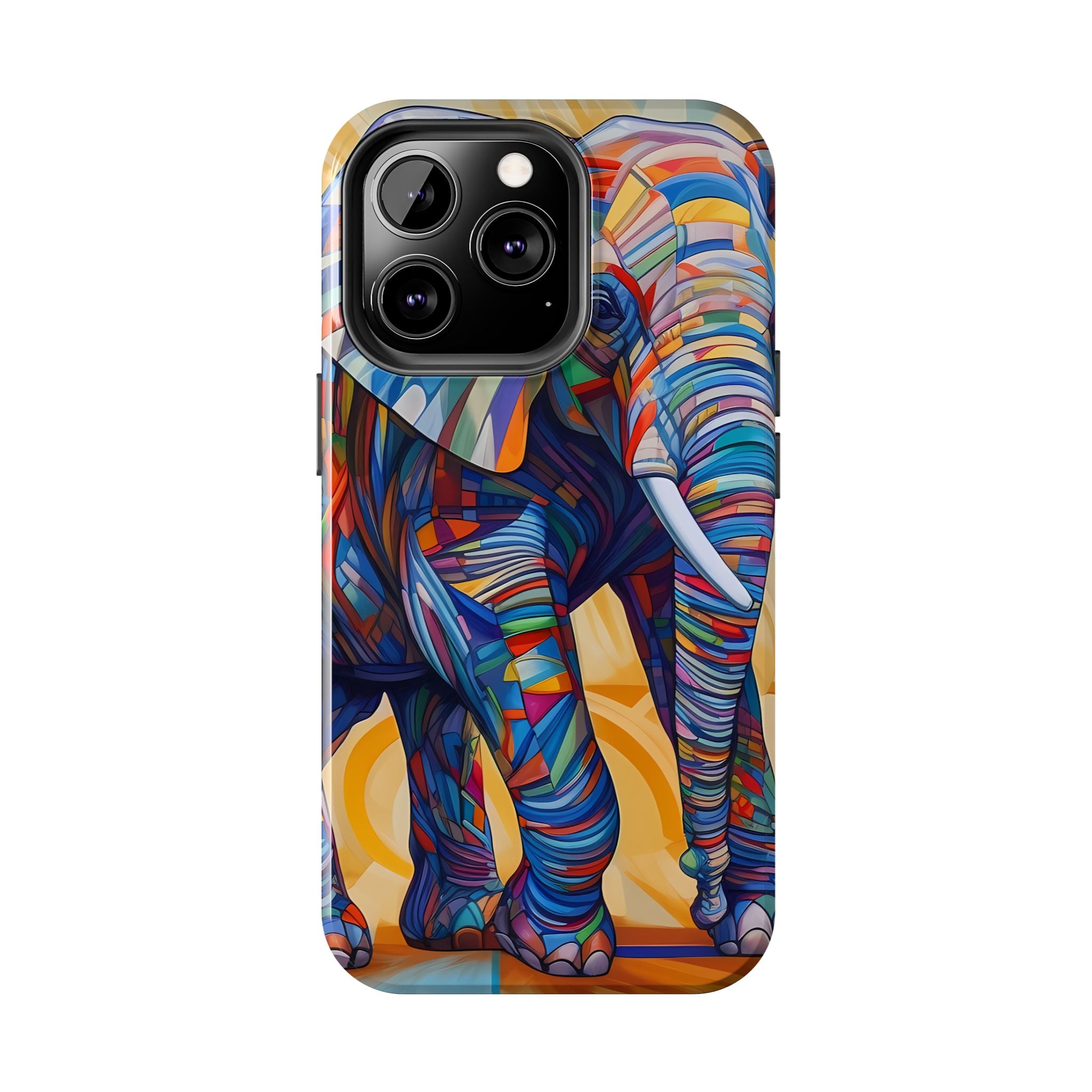 Elephant Kaleidoscope: Colorful Tough iPhone Cases